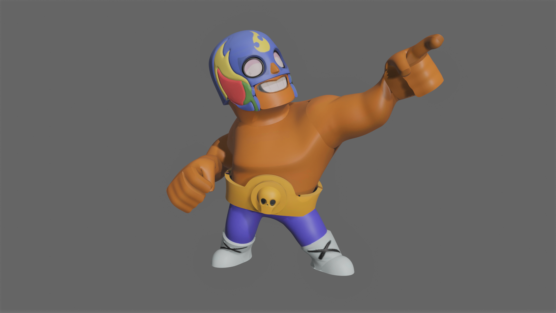 3D Printed Brawl Stars- El Primo figurine