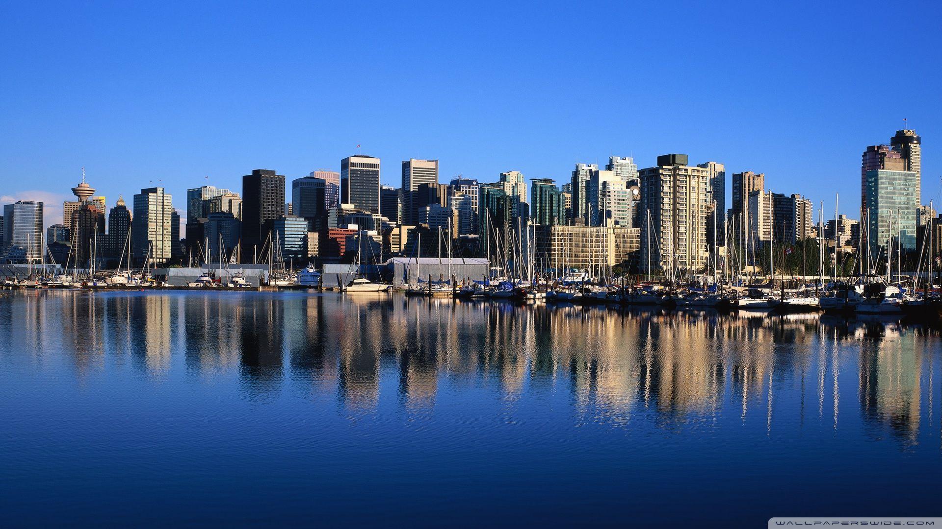 Vancouver Skyline HD desktop wallpaper, High Definition