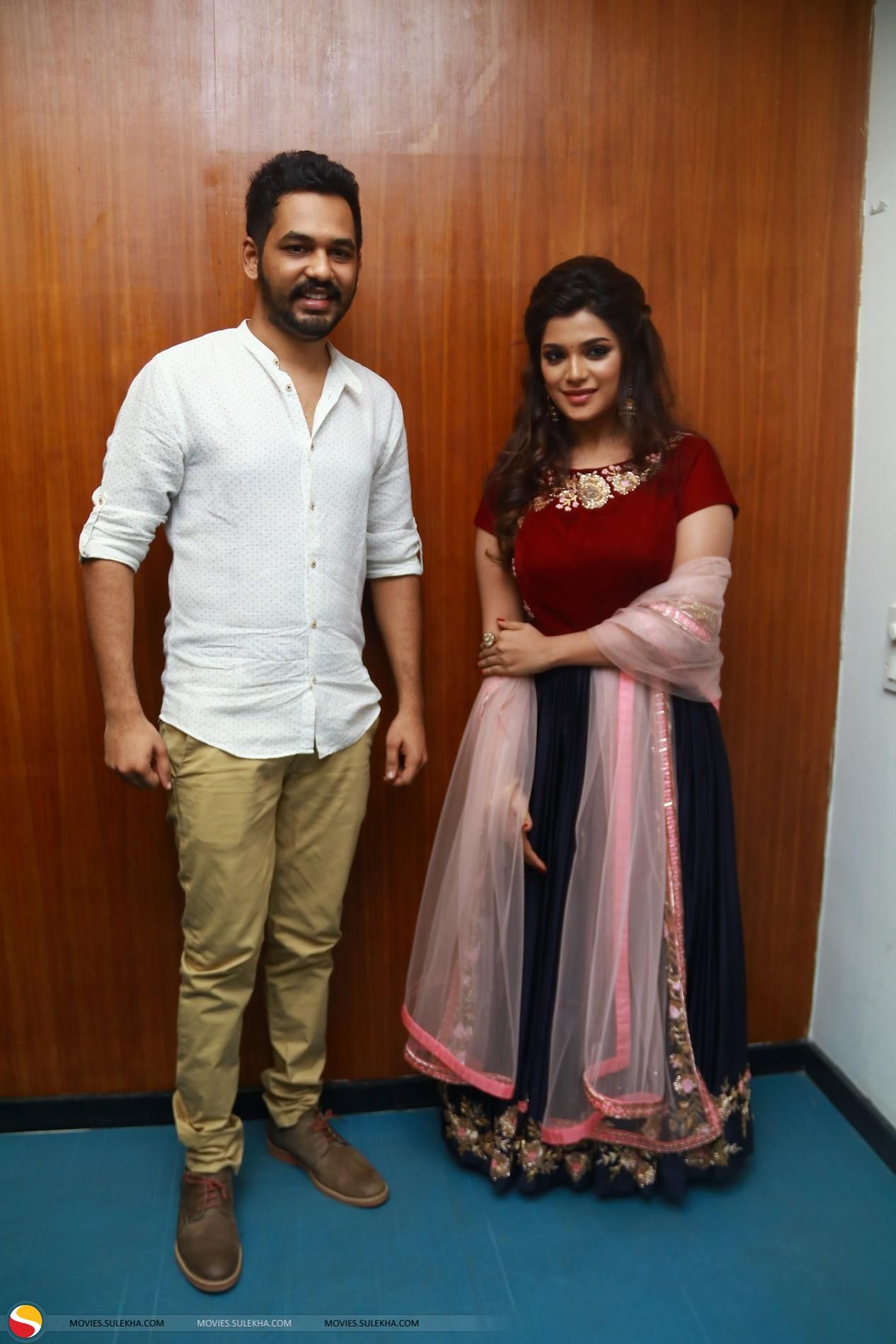 of Aadhi Snapped at Meesaya Murukku Movie Audio Launch