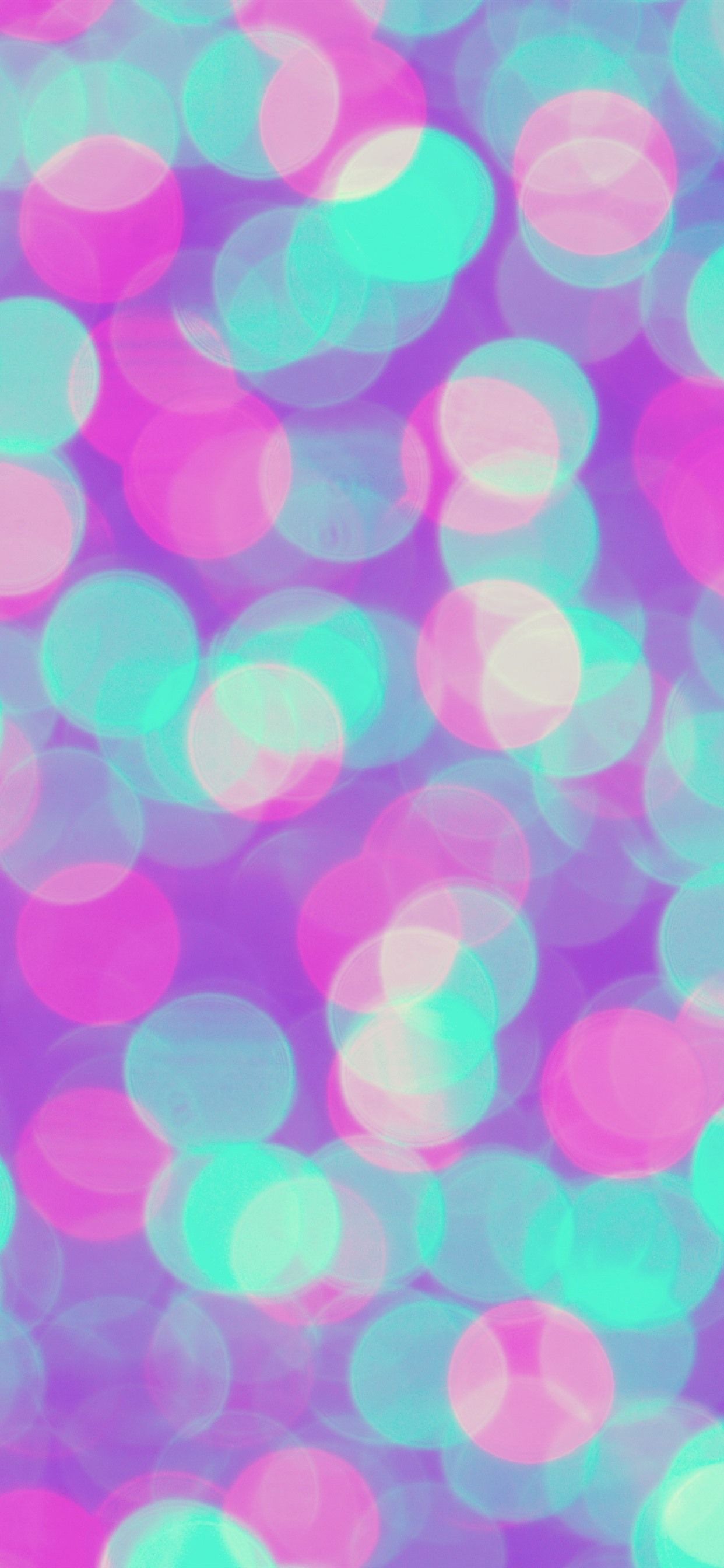 Colorful light circles, abstract background 1242x2688 iPhone 11