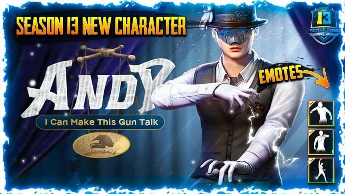 PUBG Mobile: All about new character 'ANDY'