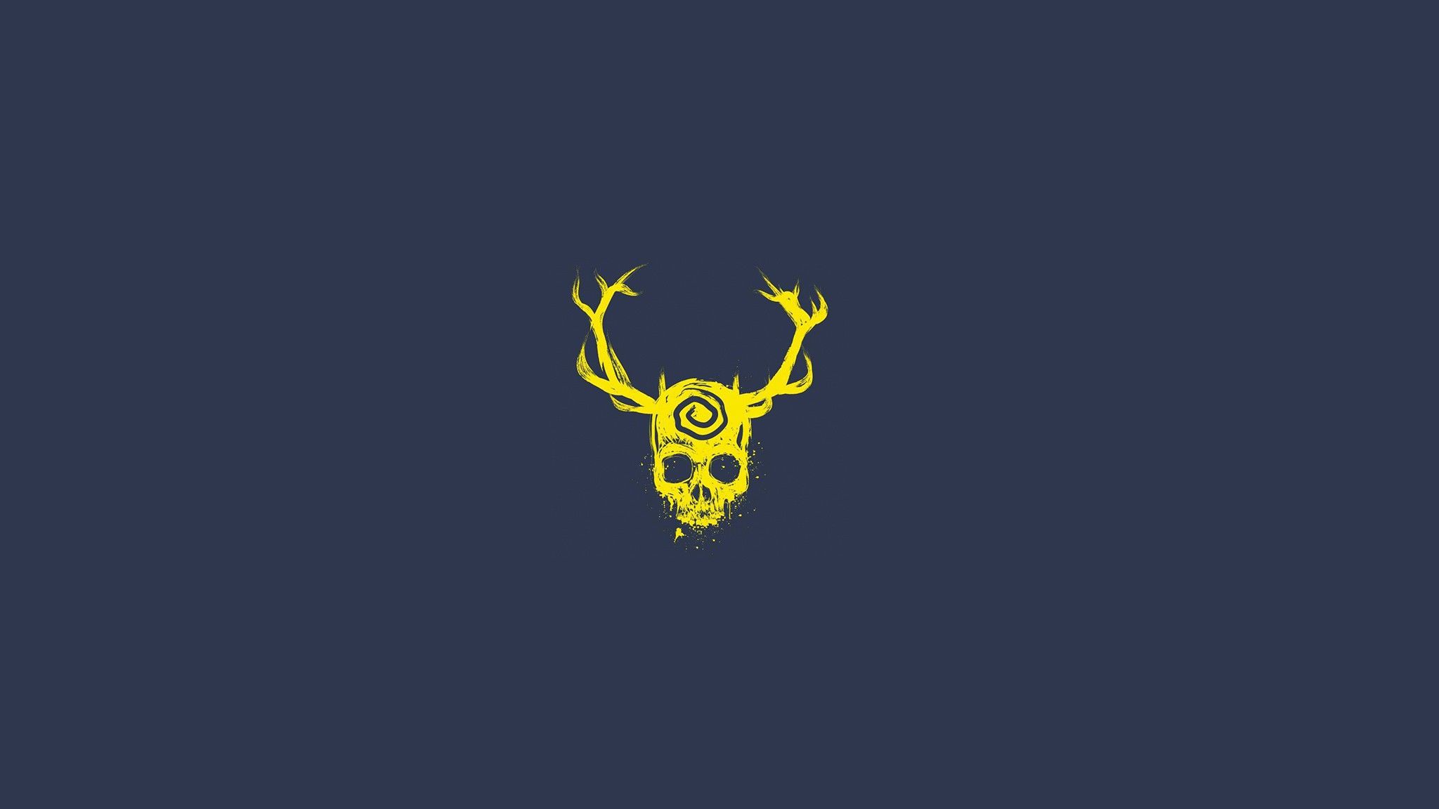 Skull Minimalist Wallpaper, HD Artist Wallpaper, 4k Wallpaper, Image, Background, Photos and Picture