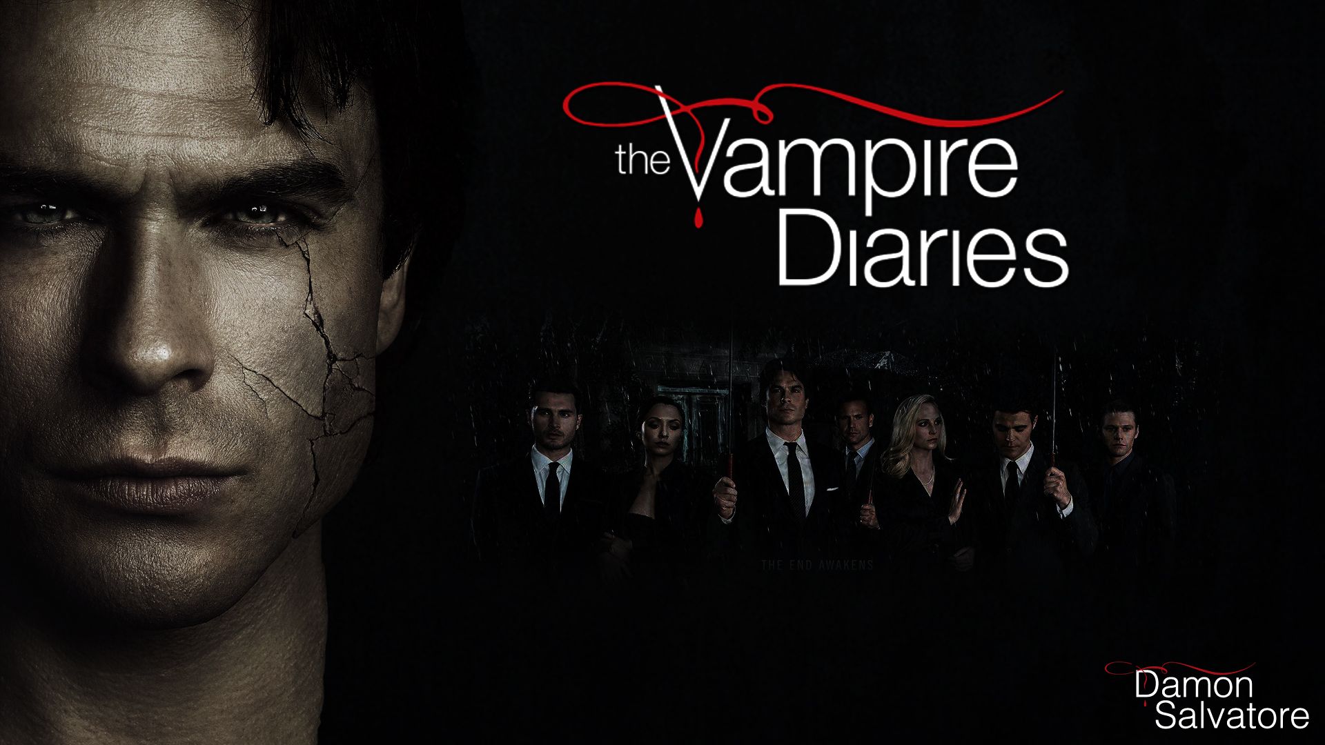 The Vampire Diaries Wallpaper Damon