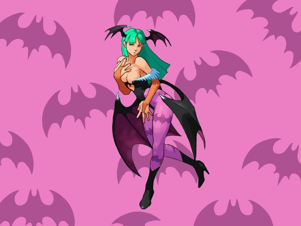 Morrigan Aensland Wallpaper Group × Darkstalkers. Female cartoon