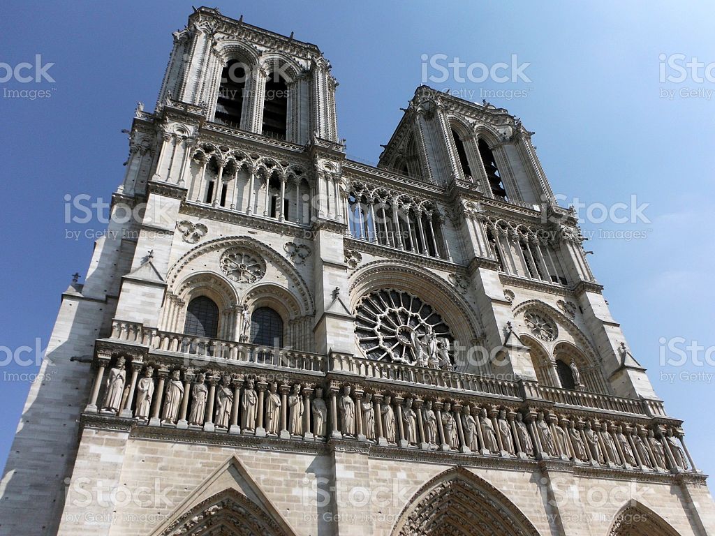 The Grotesque Notre Dame In Summertime Paris