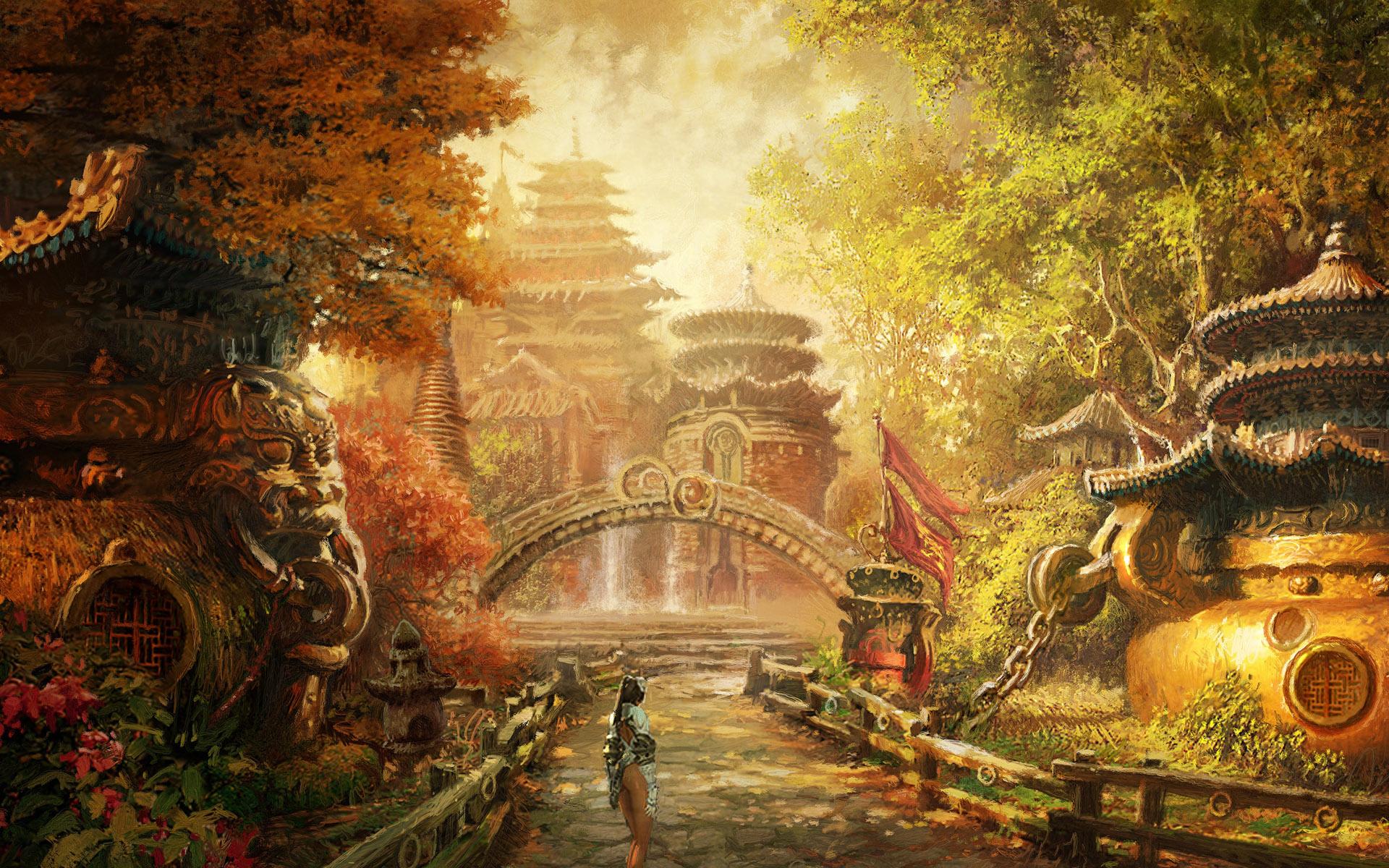 Asian Fantasy wallpaperx1200