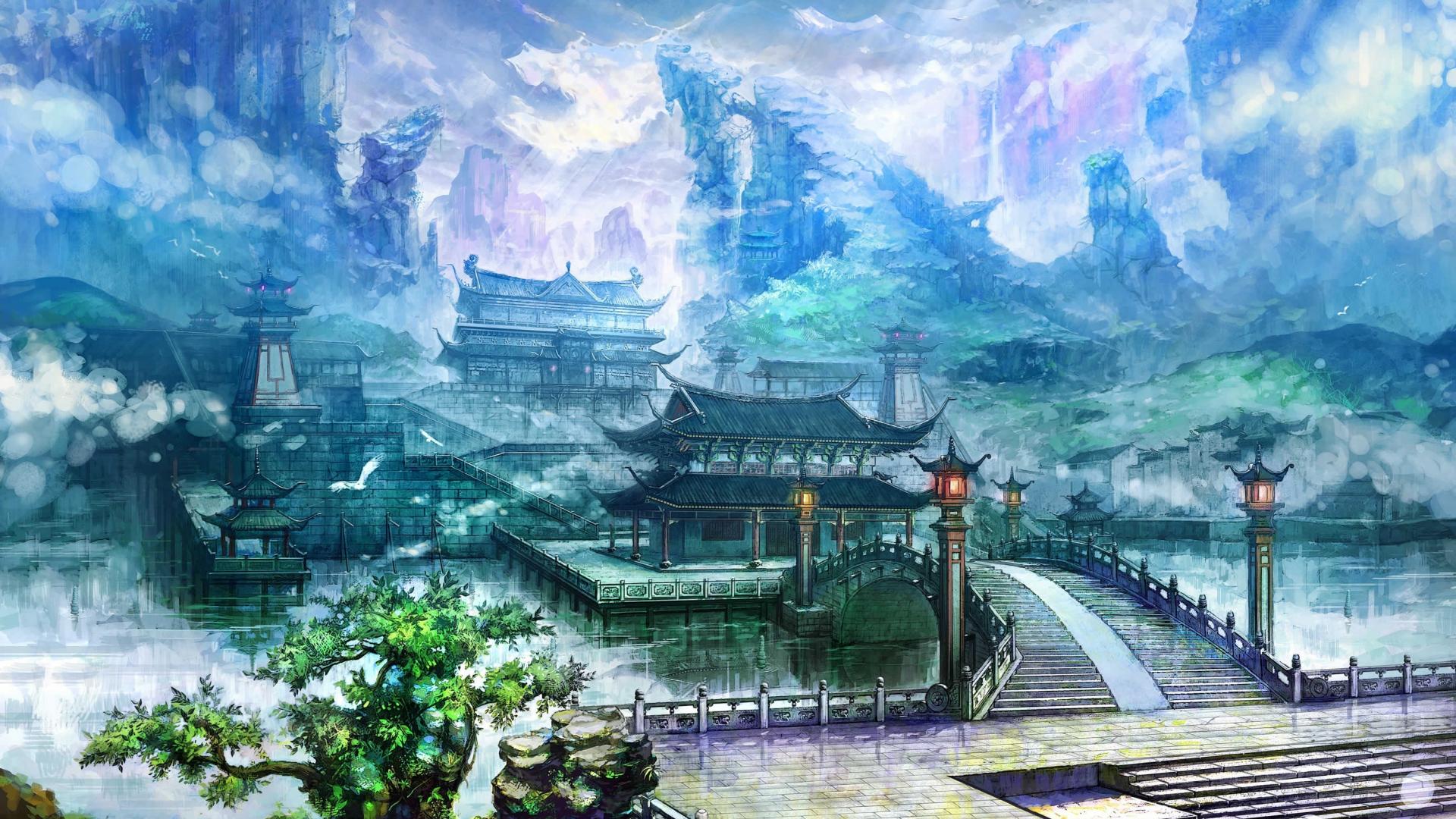 Asian Scenery Wallpaper