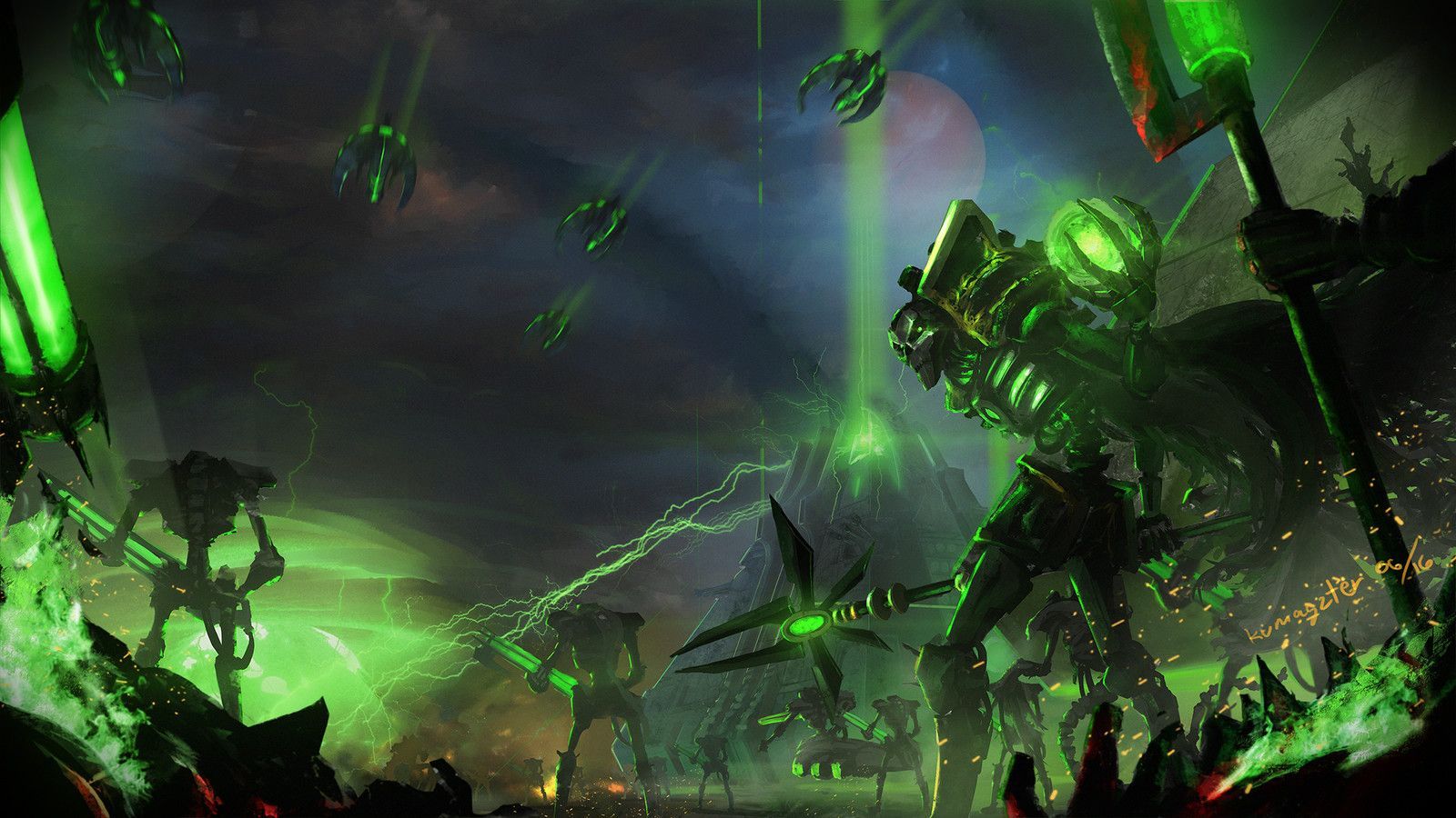 Warhammer 40k Wallpaper Necron Ancient Dynasties Of The Necrons Warhammer 40k Wallpaper Necron Ancient Dynasties Of The Necrons