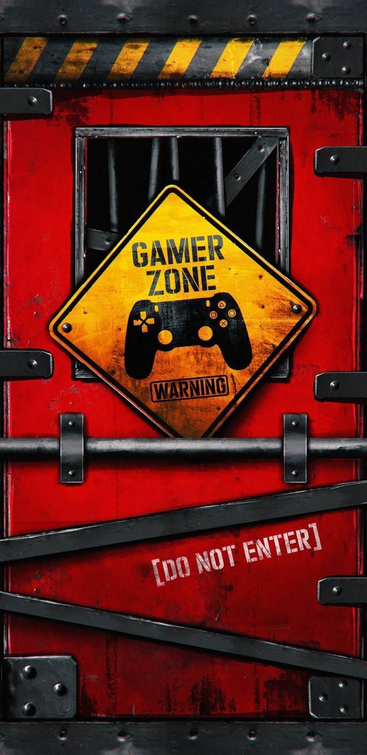Gamer Zone Do Not Enter iPhone Wallpaper. Gaming wallpaper, Game wallpaper iphone, 4k gaming wallpaper