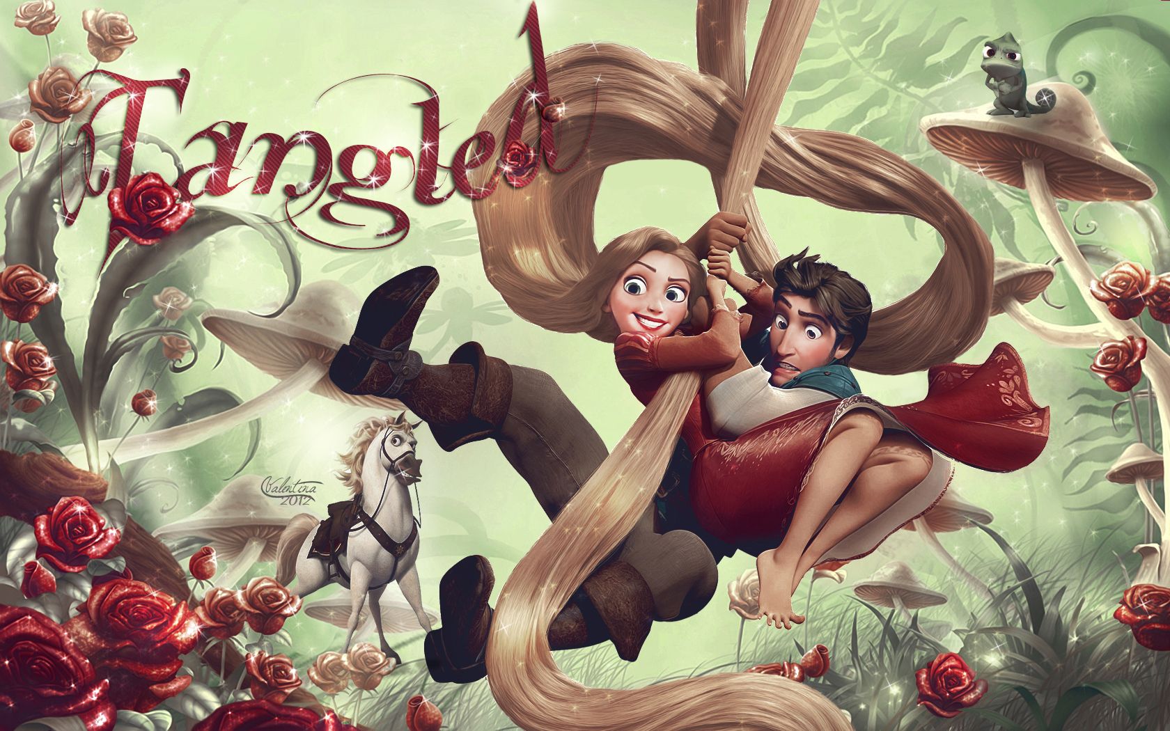 Tangled Tangled Wallpaper for iPad Air 2