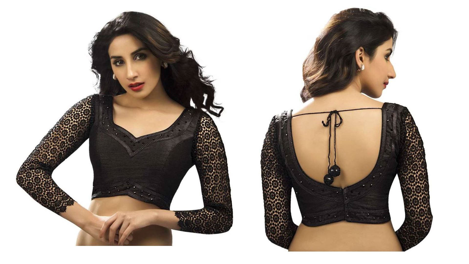 Our Favourite Tie-up Saree Blouse Back Designs That Can Be Copped Right Now  - The Binks Blog