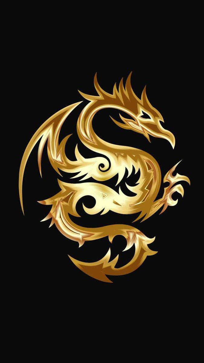 Gold Dragons Wallpaper