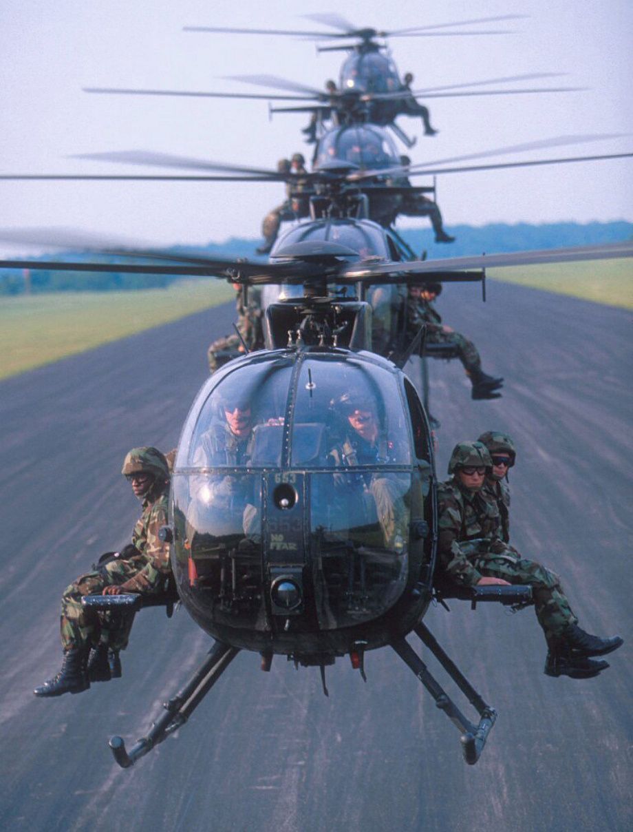 Getting Special Forces there with 160th SOAR Night Stalkers 57