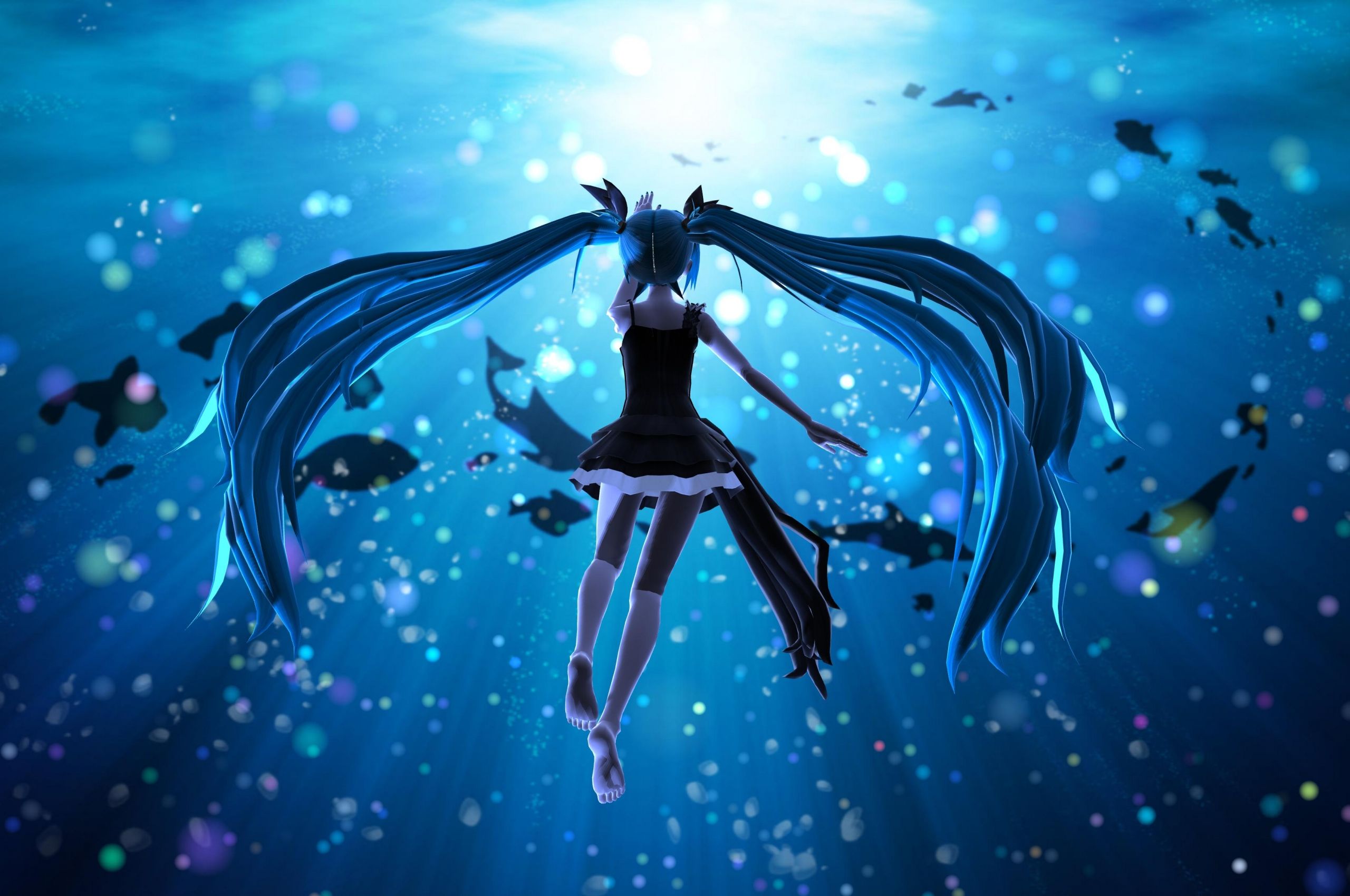 Free download MMD] Deep sea girl Shinkai shoujo Wallpaper 1 by ManjapanUniverse [4096x2304] for your Desktop, Mobile & Tablet. Explore Deep Ocean Wallpaper. Deep Blue Wallpaper, Ocean Fishing Wallpaper