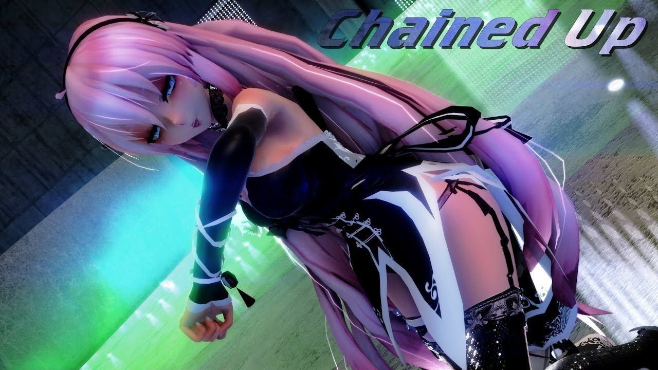 MMD] Megurine Luka Chained Up [4KUHD60FPS][CAM DL] [Wallpaper DL]