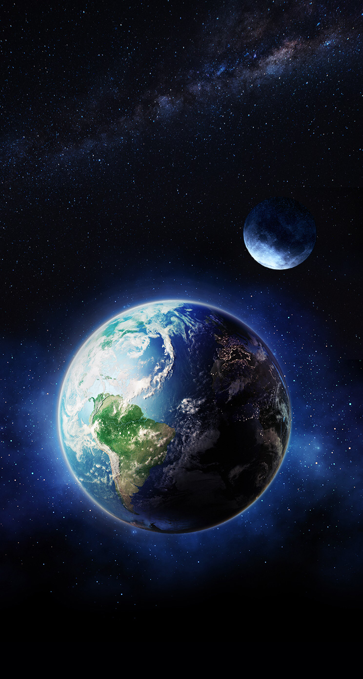 Earth and Moon Wallpaper. Wallpaper earth, iPhone wallpaper earth