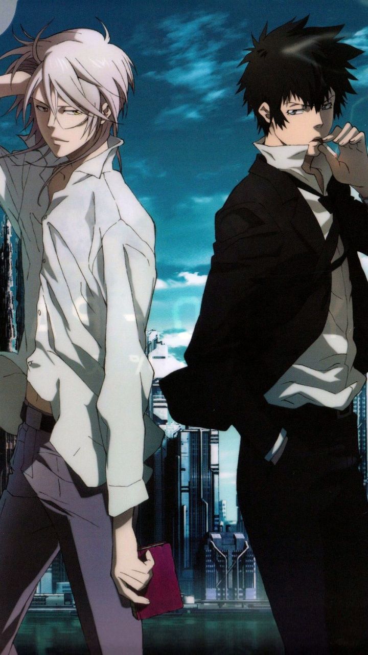 Psycho Pass.Shinya Kogami.Shogo Makishima HTC One X Wallpaper.720×1280