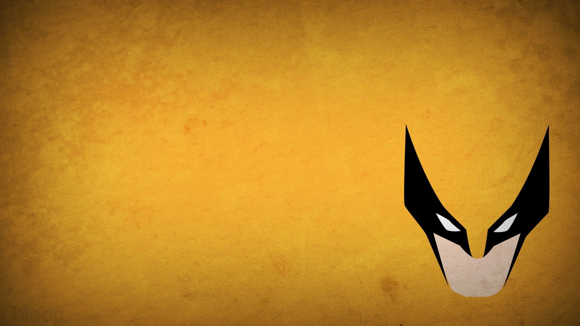 Minimalistic X Men Wolverine Superheroes Marvel Comics Yellow Background Blo0p / Wallbase.cc