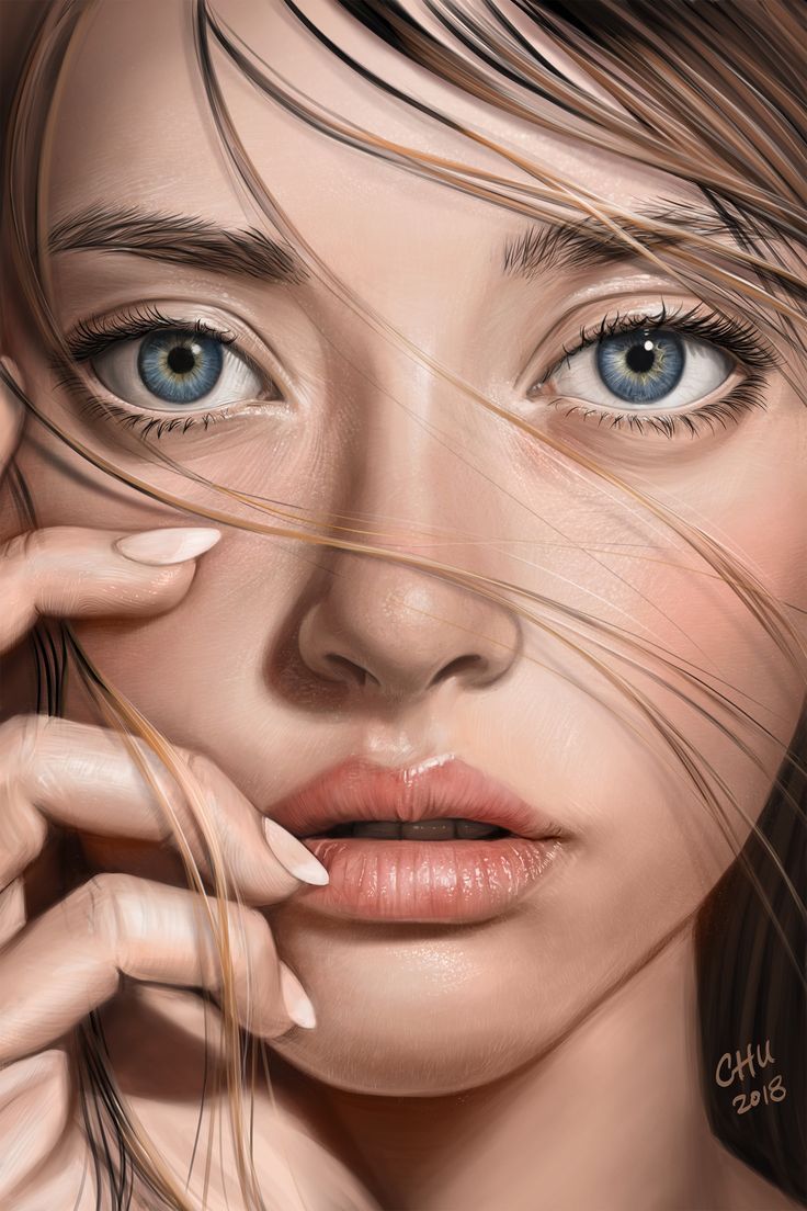 Hyper Realistic Portrait Painting Wallpapers Wallpaper Cave