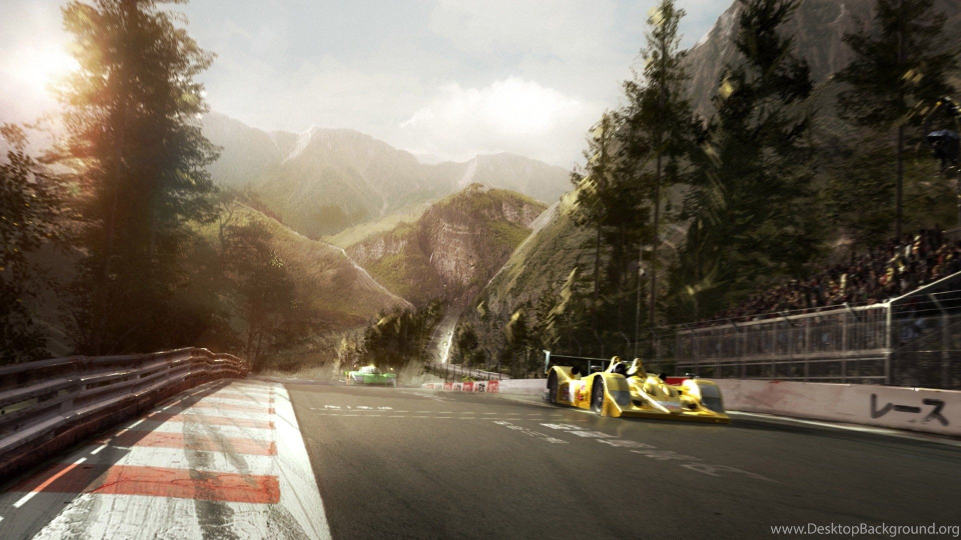 Race Car Race Track Landscape HD Wallpaper, cars HD Wallpaper. Desktop Background
