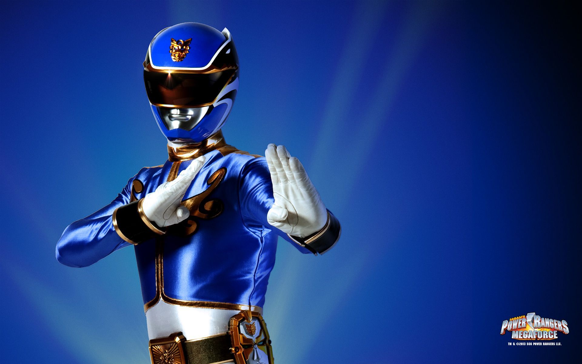 Blue Megaforce Ranger. Power rangers megaforce, Power rangers