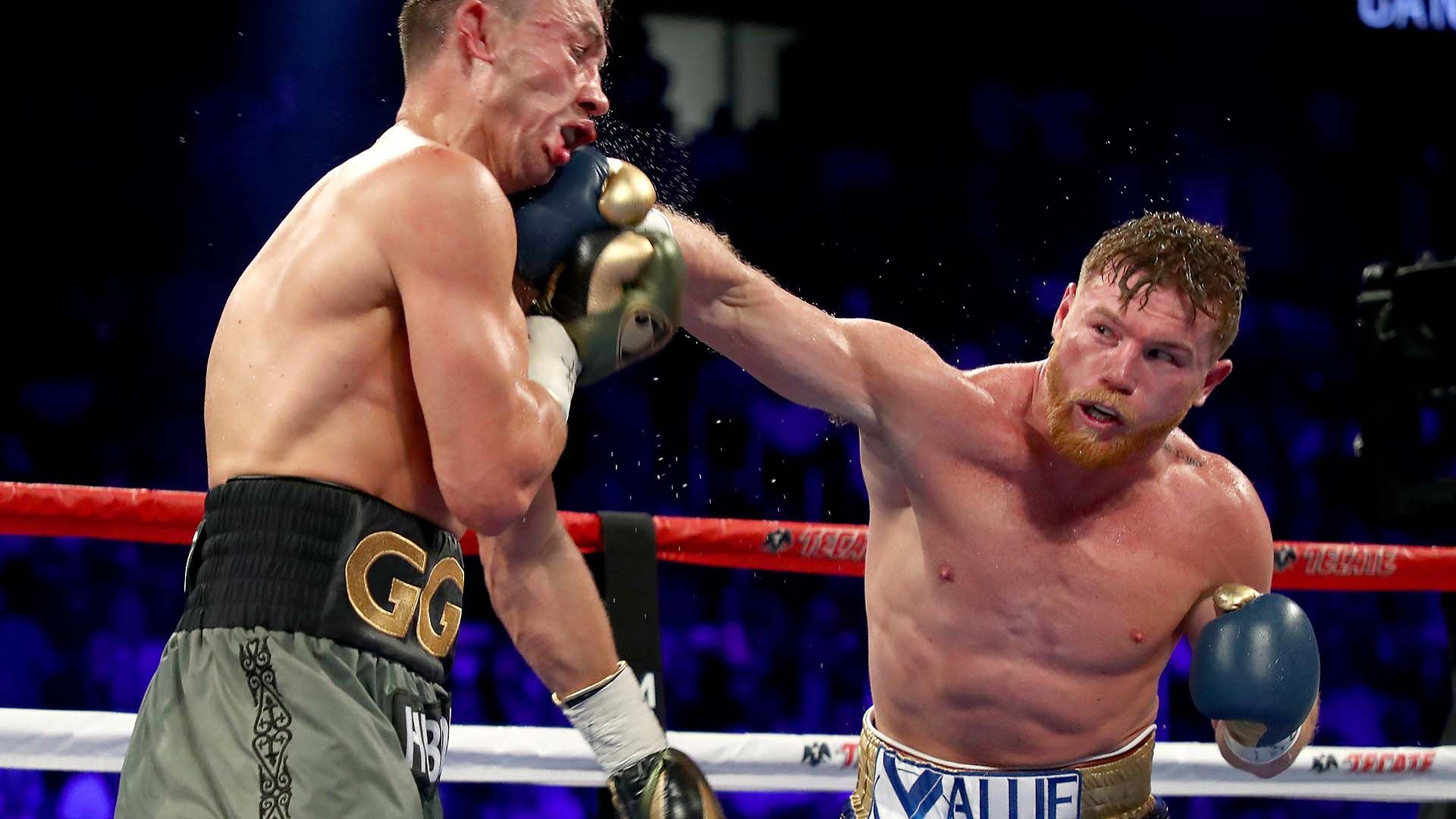 Canelo Alvarez vs. Gennady Golovkin fight photo