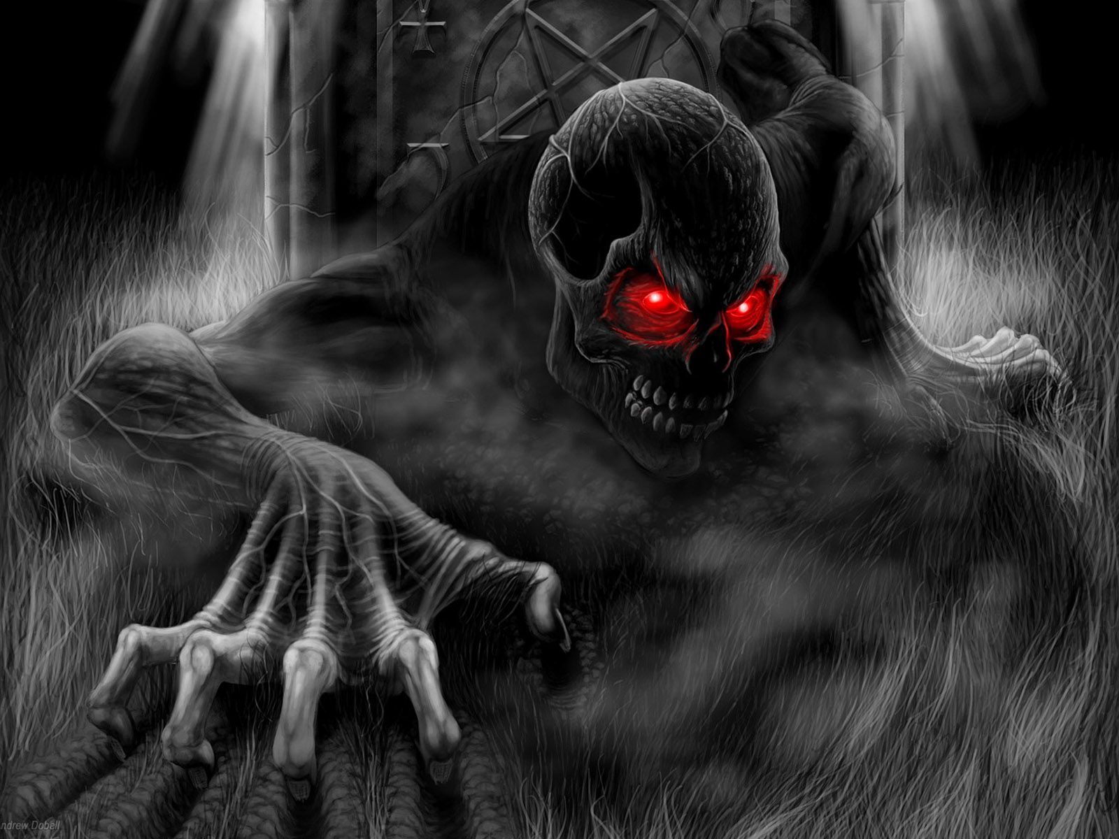 Spirit halloween contest.boo!!!:)(veronica d)scary monster. Scary wallpaper, Skull wallpaper, Halloween wallpaper