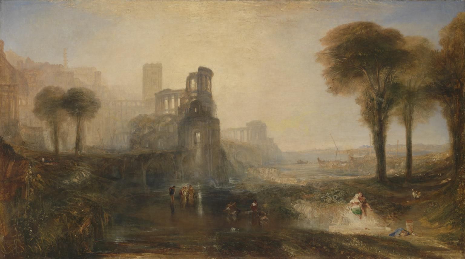 Caligula's Palace and Bridge', Joseph Mallord William Turner, exhibited 1831