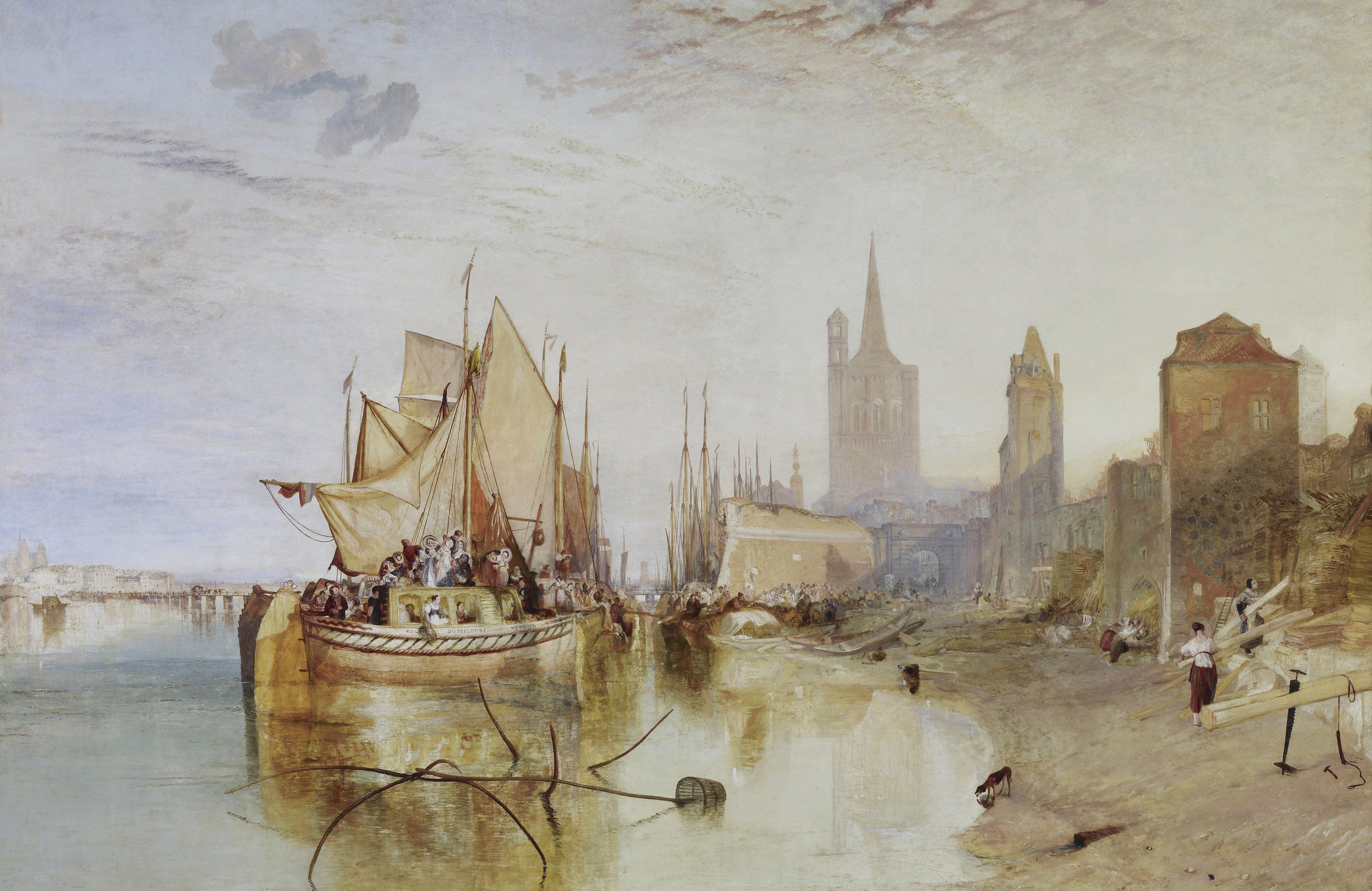 Pictorial art Ships William Turner Cities wallpaperx2078