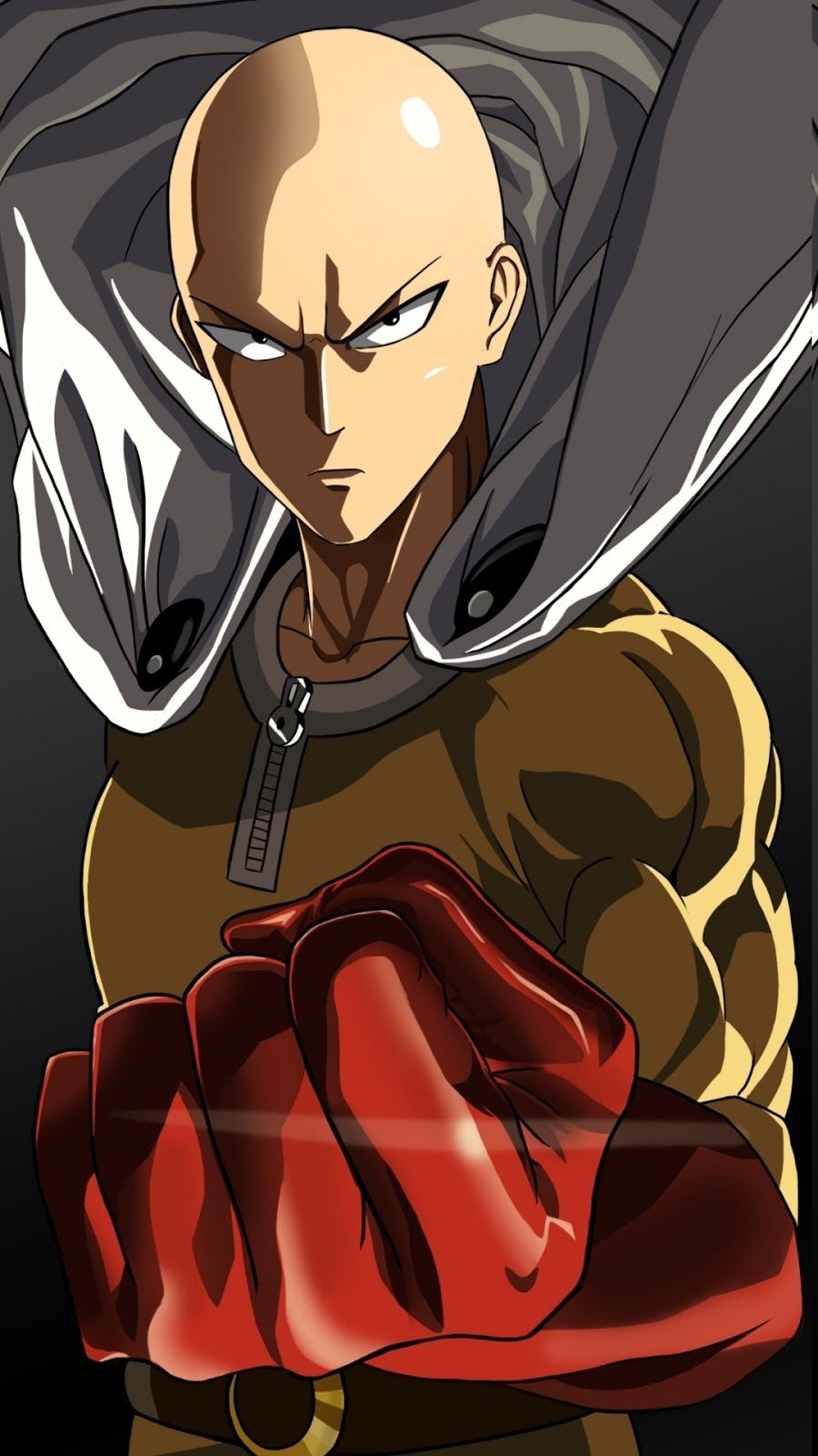 Saitama Cool One Punch Man Resolution HD Anime 4K  iPhone