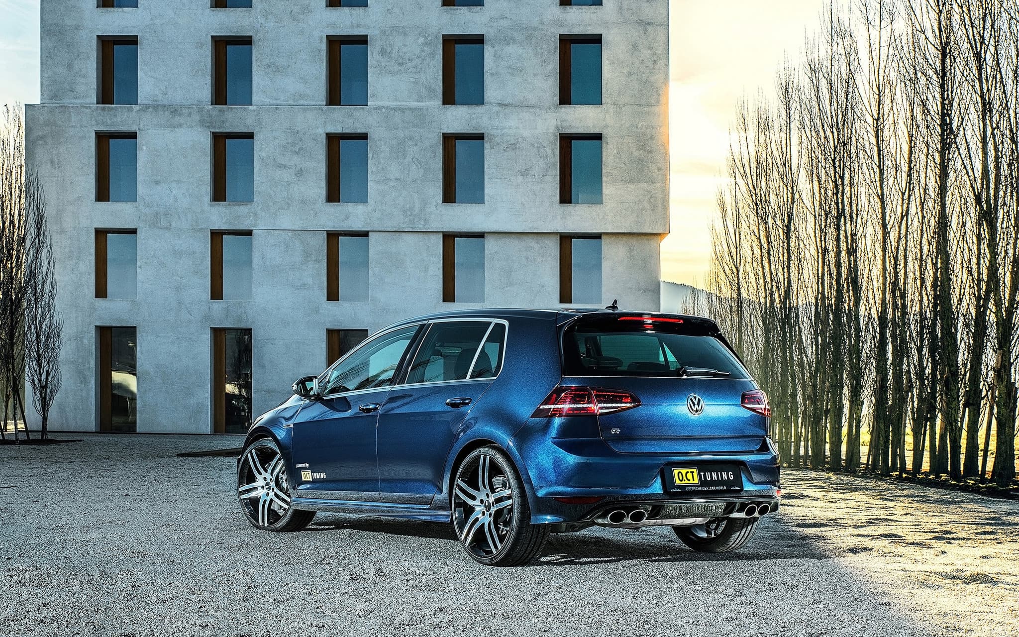 Free download 2016 Volkswagen Golf 7 R Wallpaper Tuning Blue