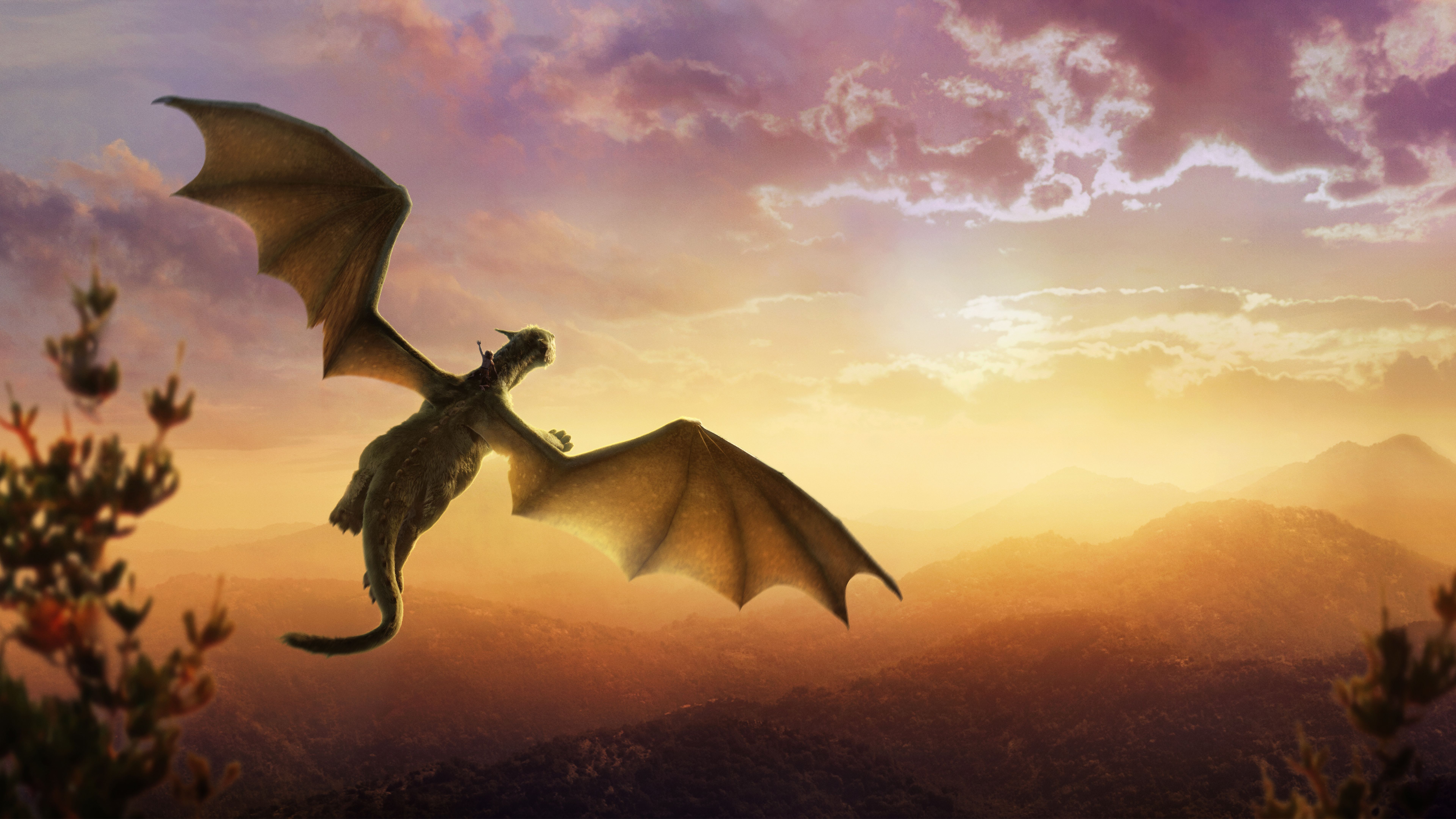 Wallpaper Pete's Dragon, 2016 Movies, Adventure, Fantasy, 4K, 8K