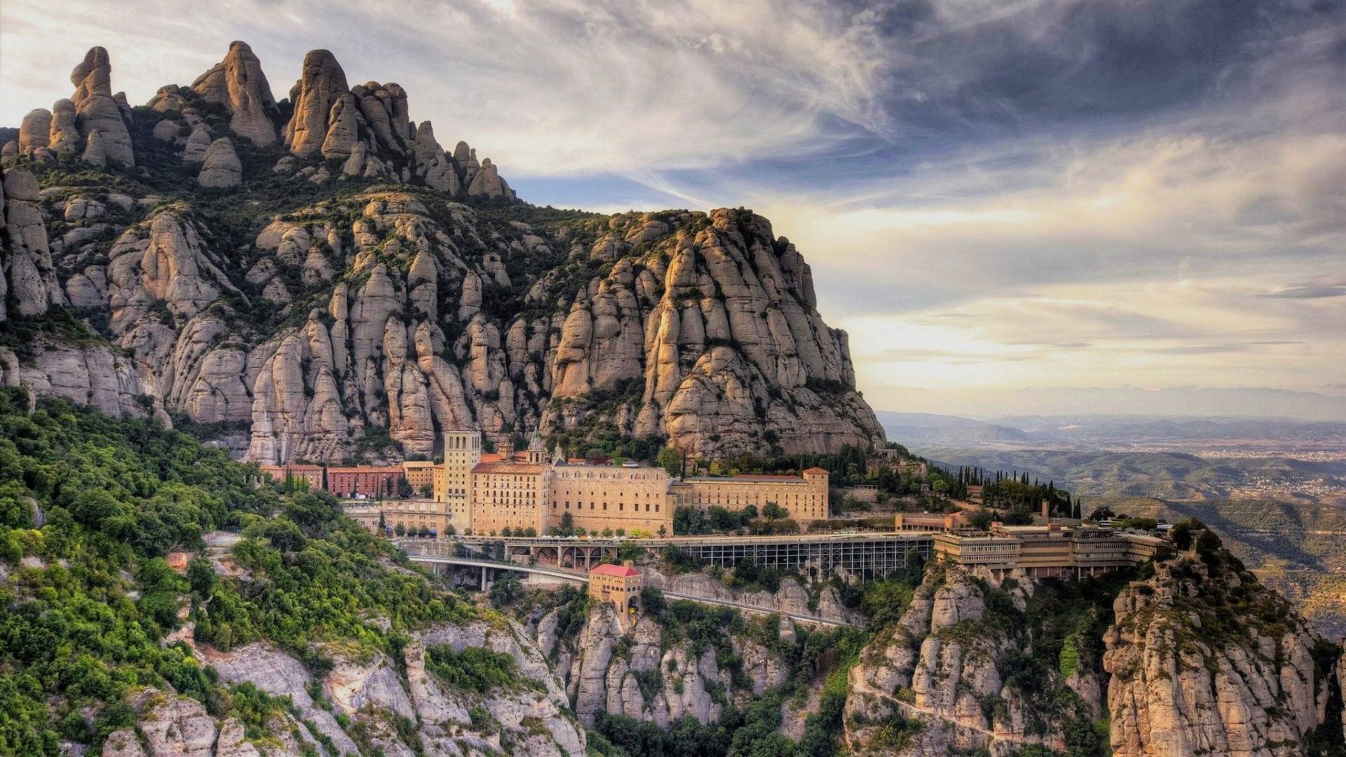 Montserrat Monastery HD Wallpaperx1080