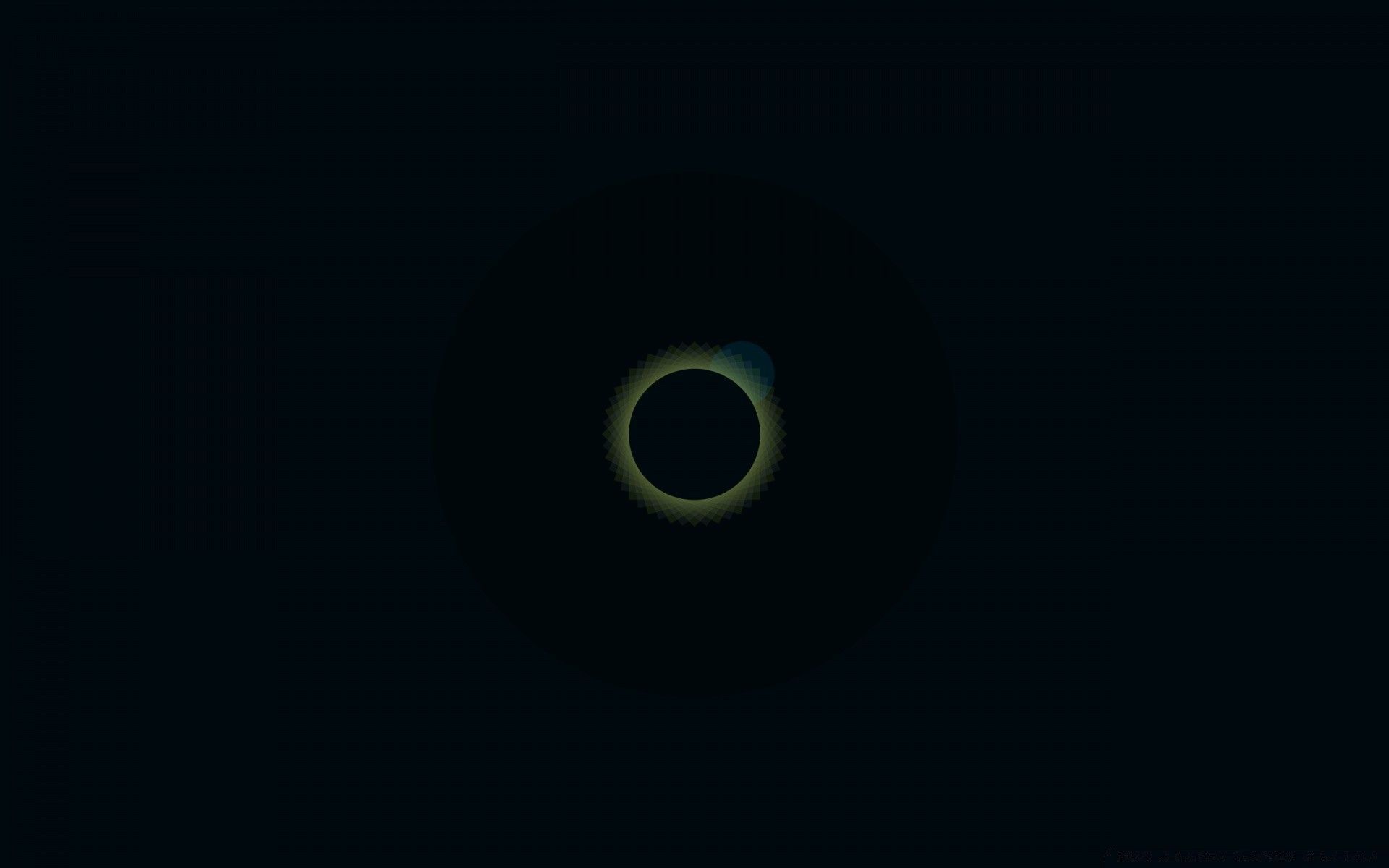 Sun Eclipse Abstract
