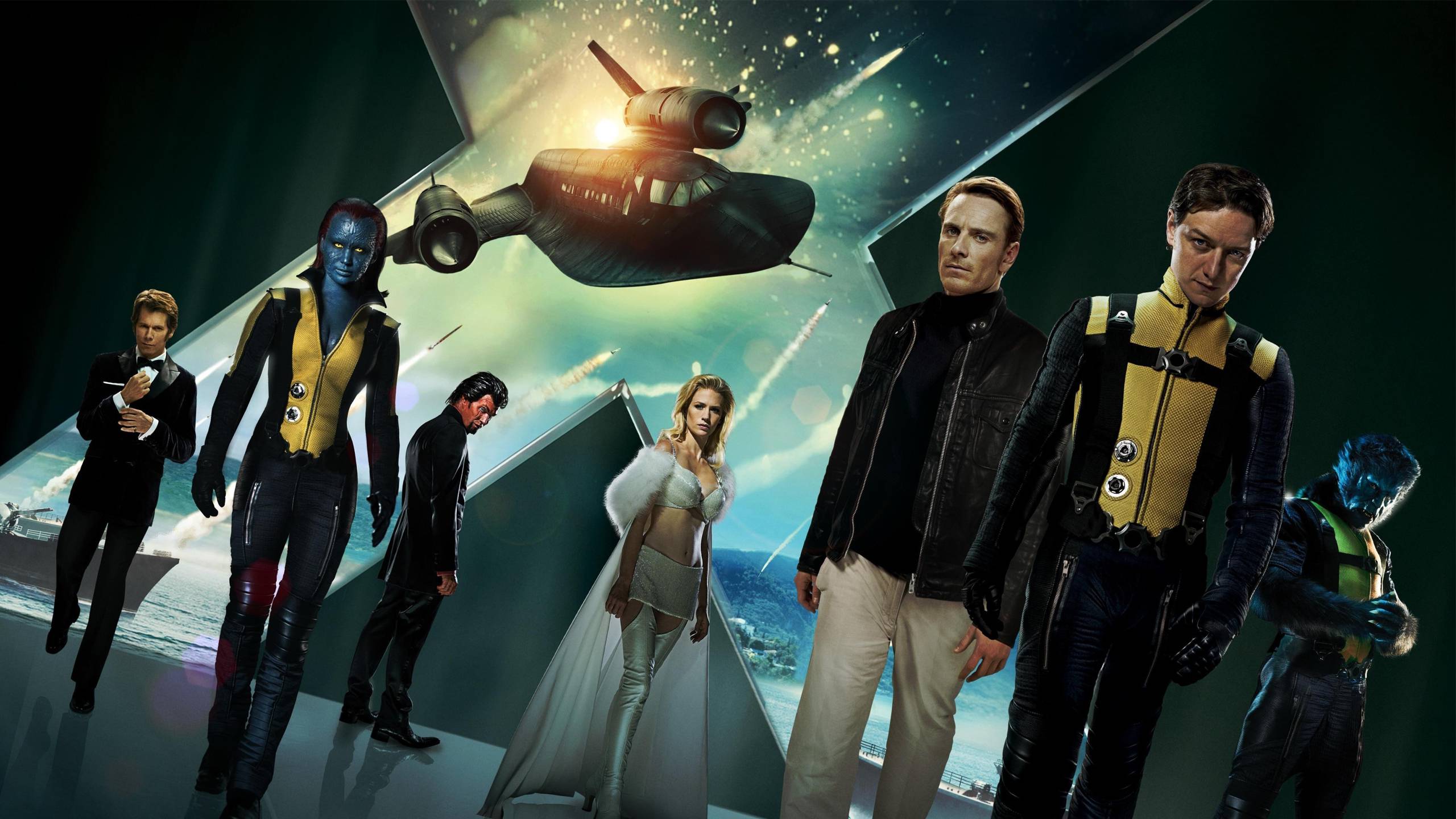 X Men, Movies, Mystique, Beast (character), Magneto, Charles Xavier, Michael Fassbender, James McAvoy, Emma Frost, X Men: First Class Wallpaper HD / Desktop and Mobile Background