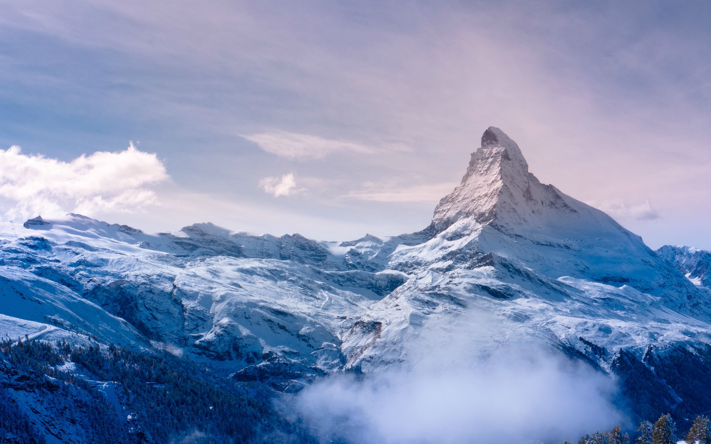 Matterhorn Mountain Alps Desktop Wallpaper