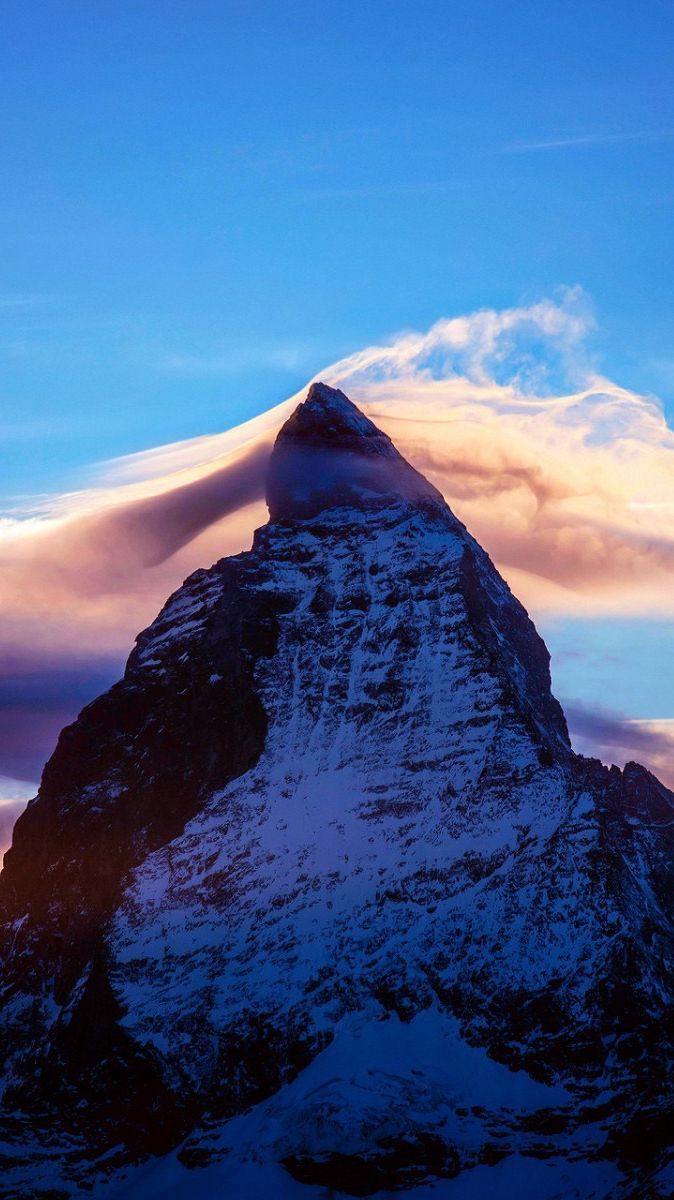 Alps Switzerland Mountains Clouds iPhone Wallpaper. Switzerland