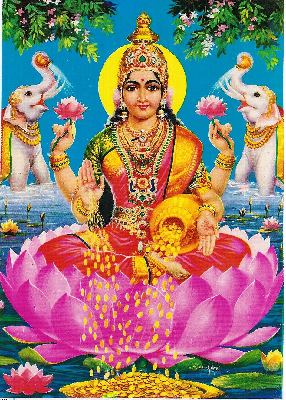 Maa Goddess Lakshmi Devi Photo wallpaper