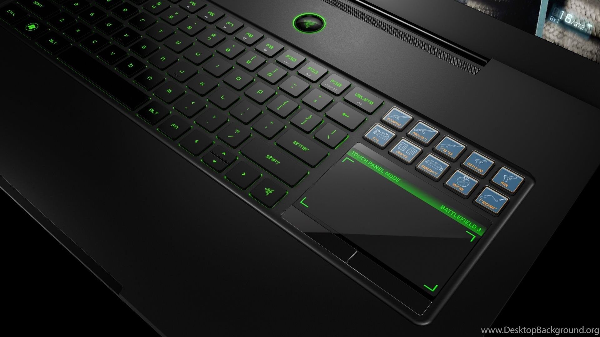 Razer Blade Ultra Thin Gaming Laptop Wallpaper - HD Wallpaper Desktop Background