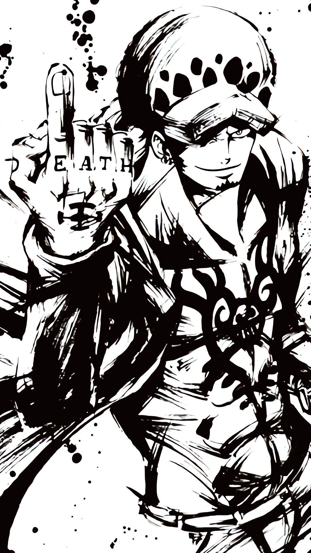 Trafalgar Law Logo Wallpaper  Download to your mobile from PHONEKY