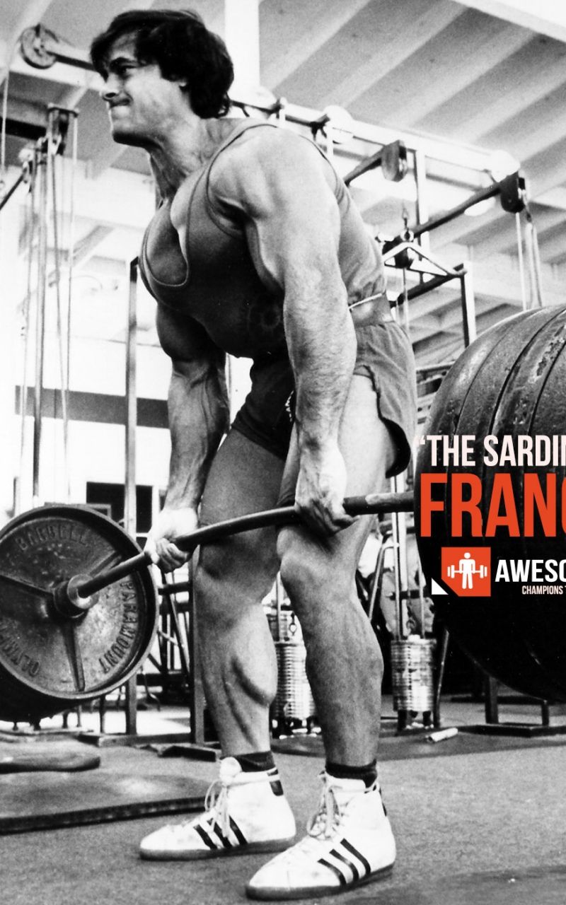 Free download Franco Columbu Deadlift Poster Bodybuilding