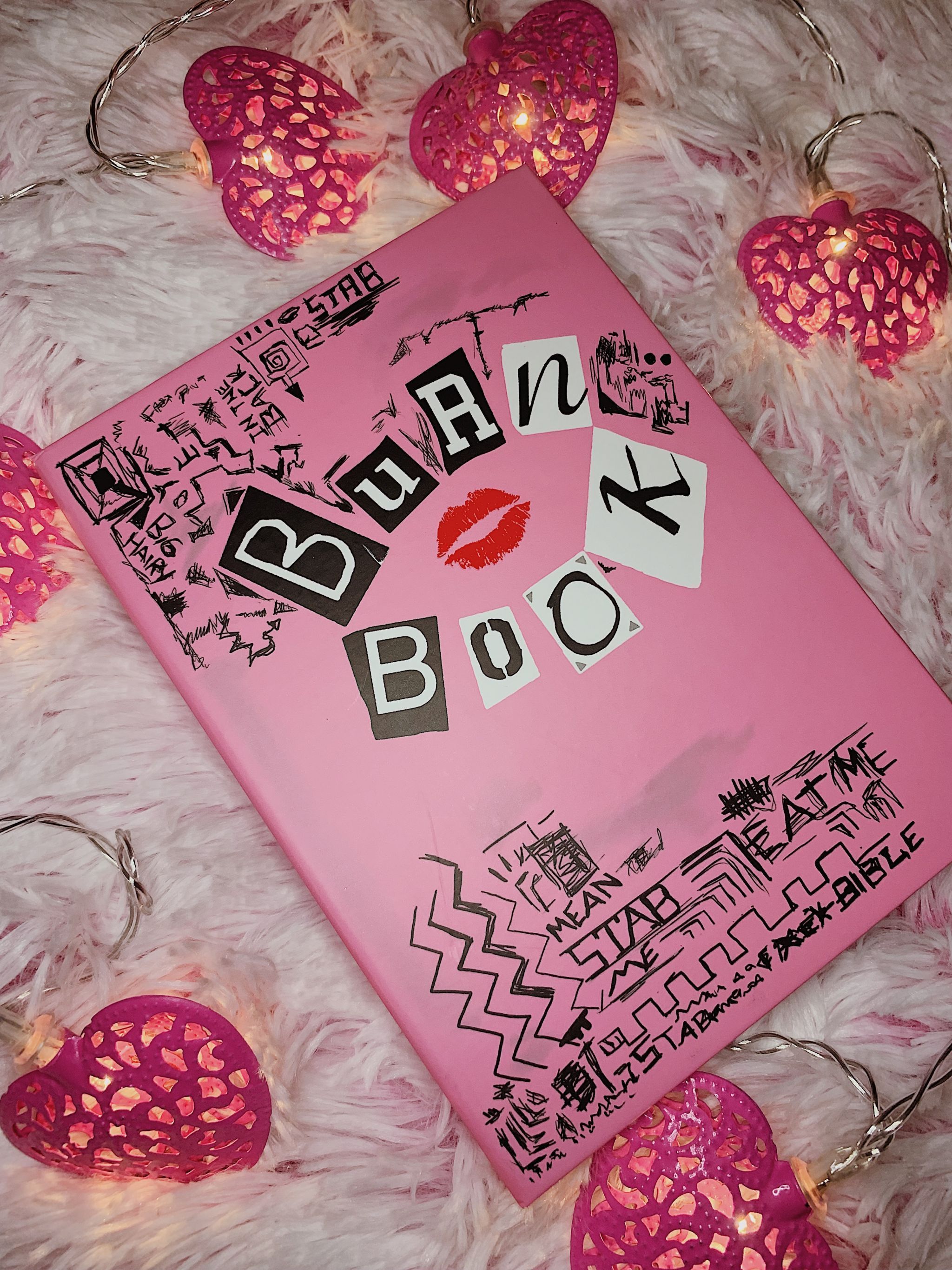 Mean Girls x Storybook Cosmetics Burn Book Palette Swatches & Review Lune. Storybook cosmetics, Pastel pink aesthetic, Mean girls