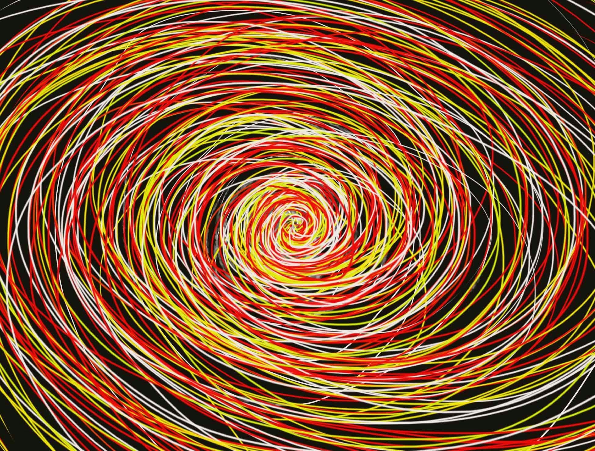 Colorful Abstract Spiral Wallpaper /3D