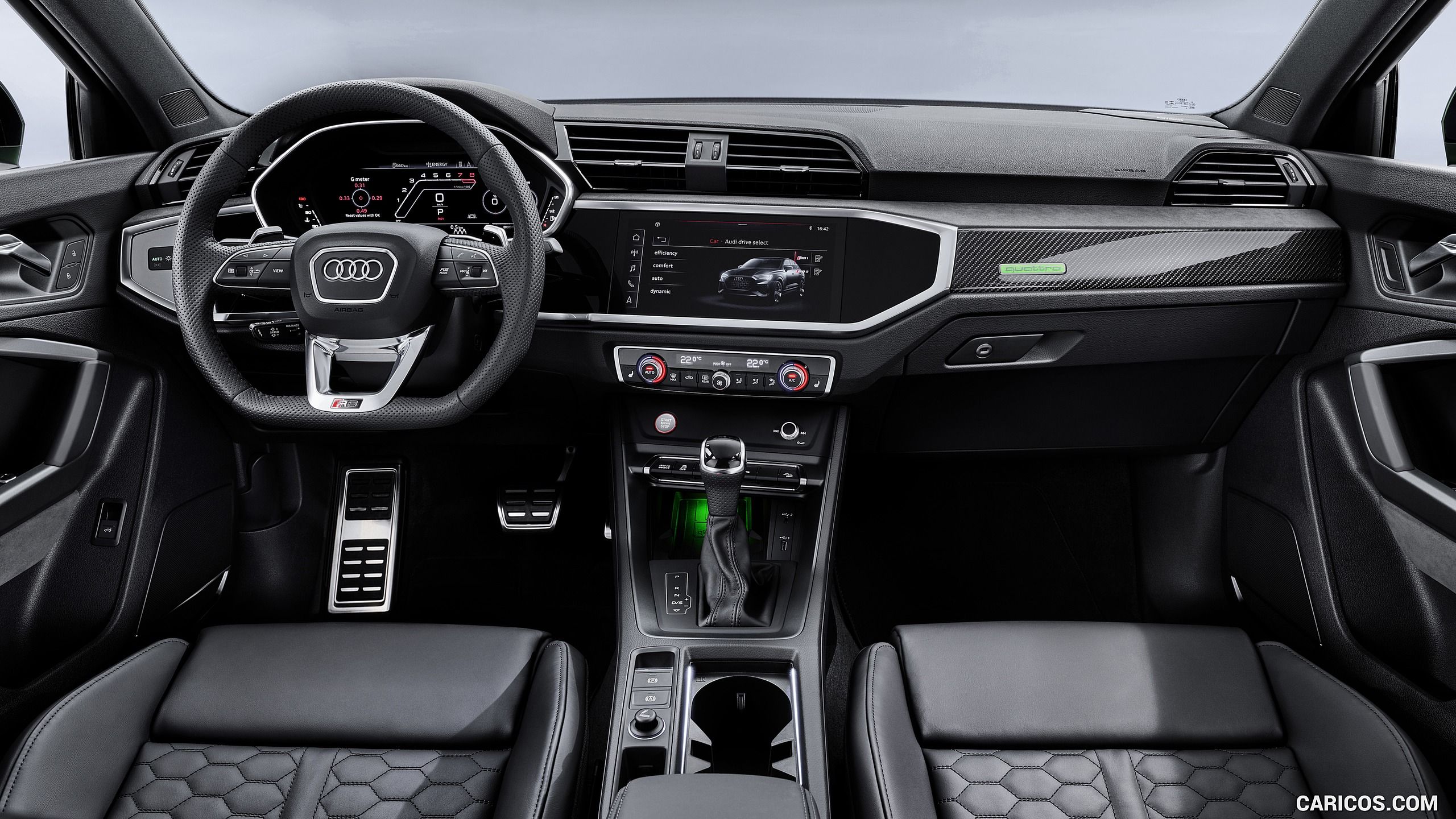 Audi RS Q3 Sportback, Cockpit. HD Wallpaper