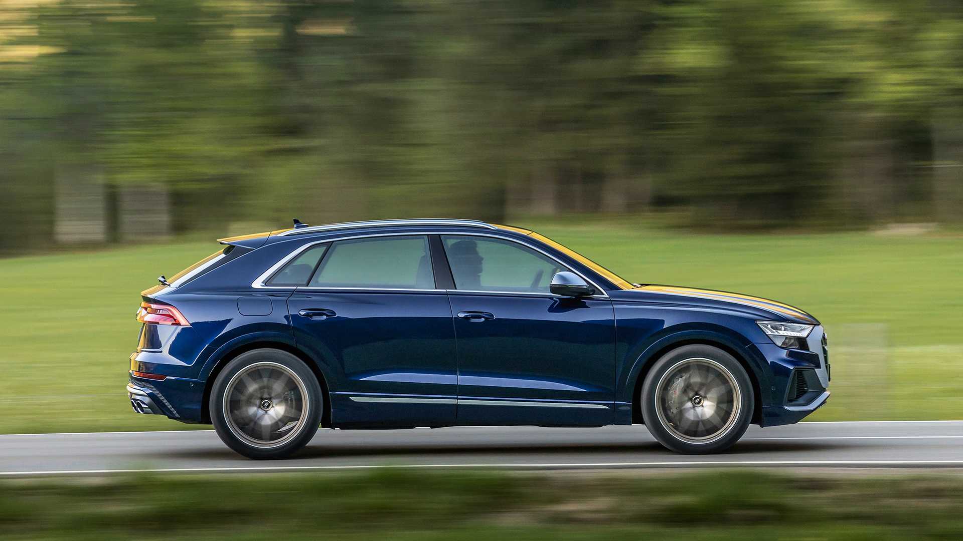 Audi SQ8 with V8 TFSI engine. Motor1.com Photo