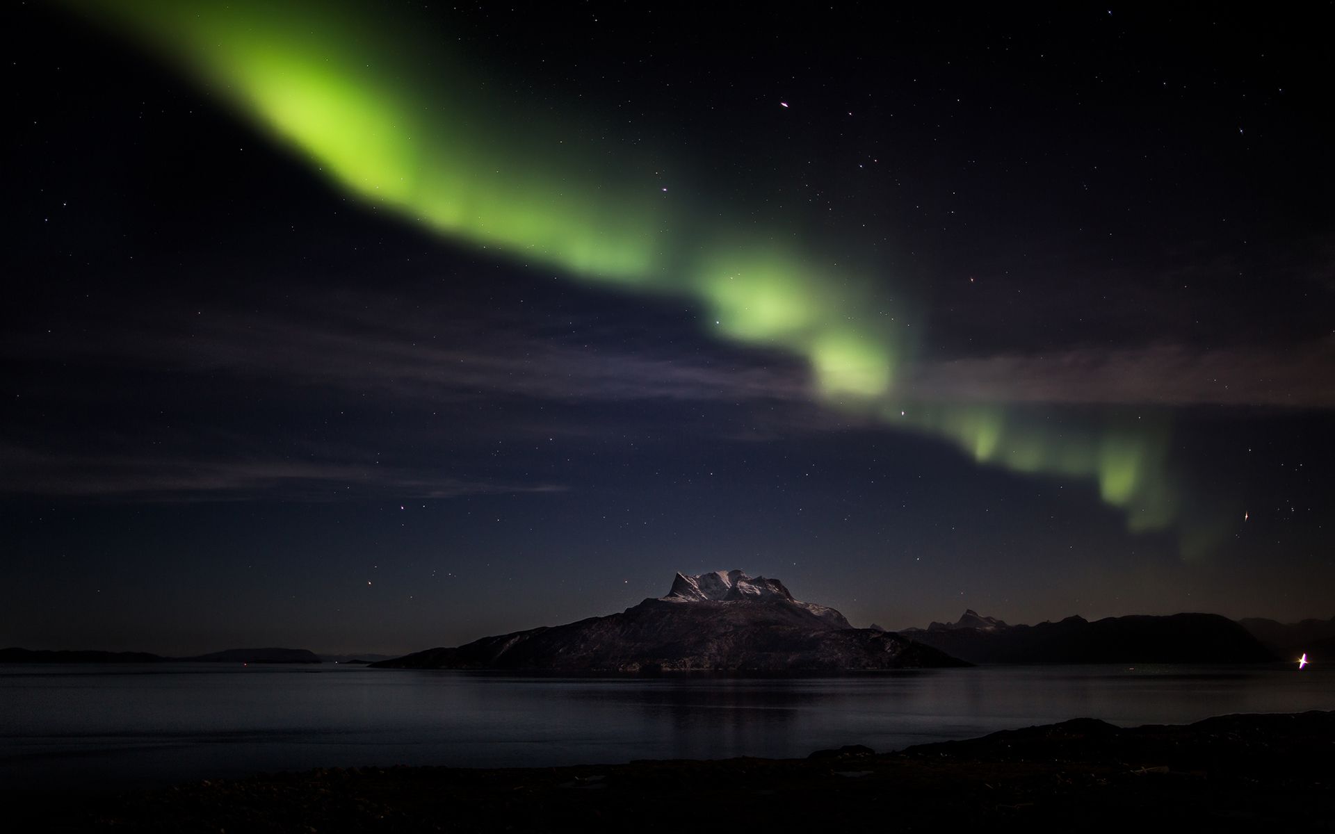 aurora, Borealis, Northern, Lights, Night, Mountain, Lake, Stars Wallpaper HD / Desktop and Mobile Background