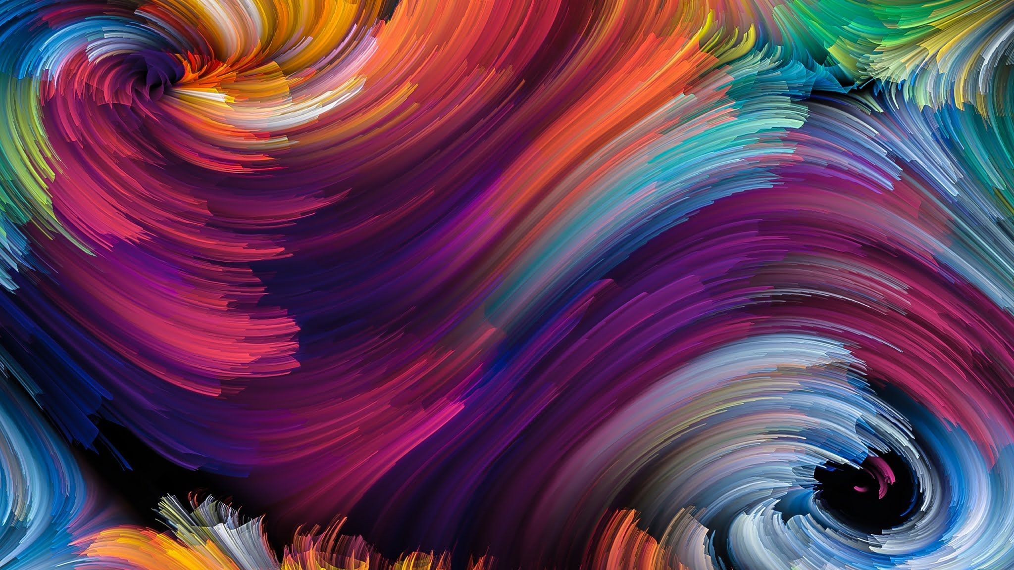 Color Abstract Spiral