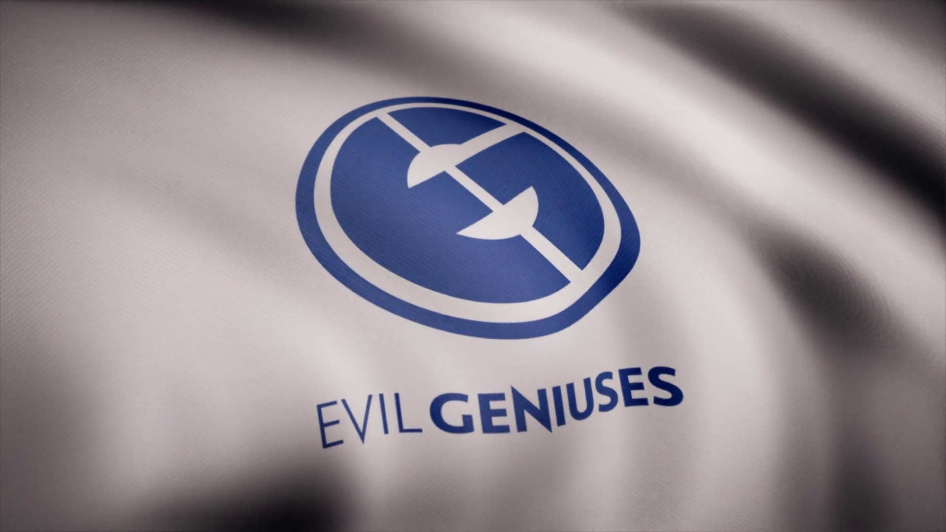 Cybergaming Evil Geniuses Flag Is Waving On Transparent