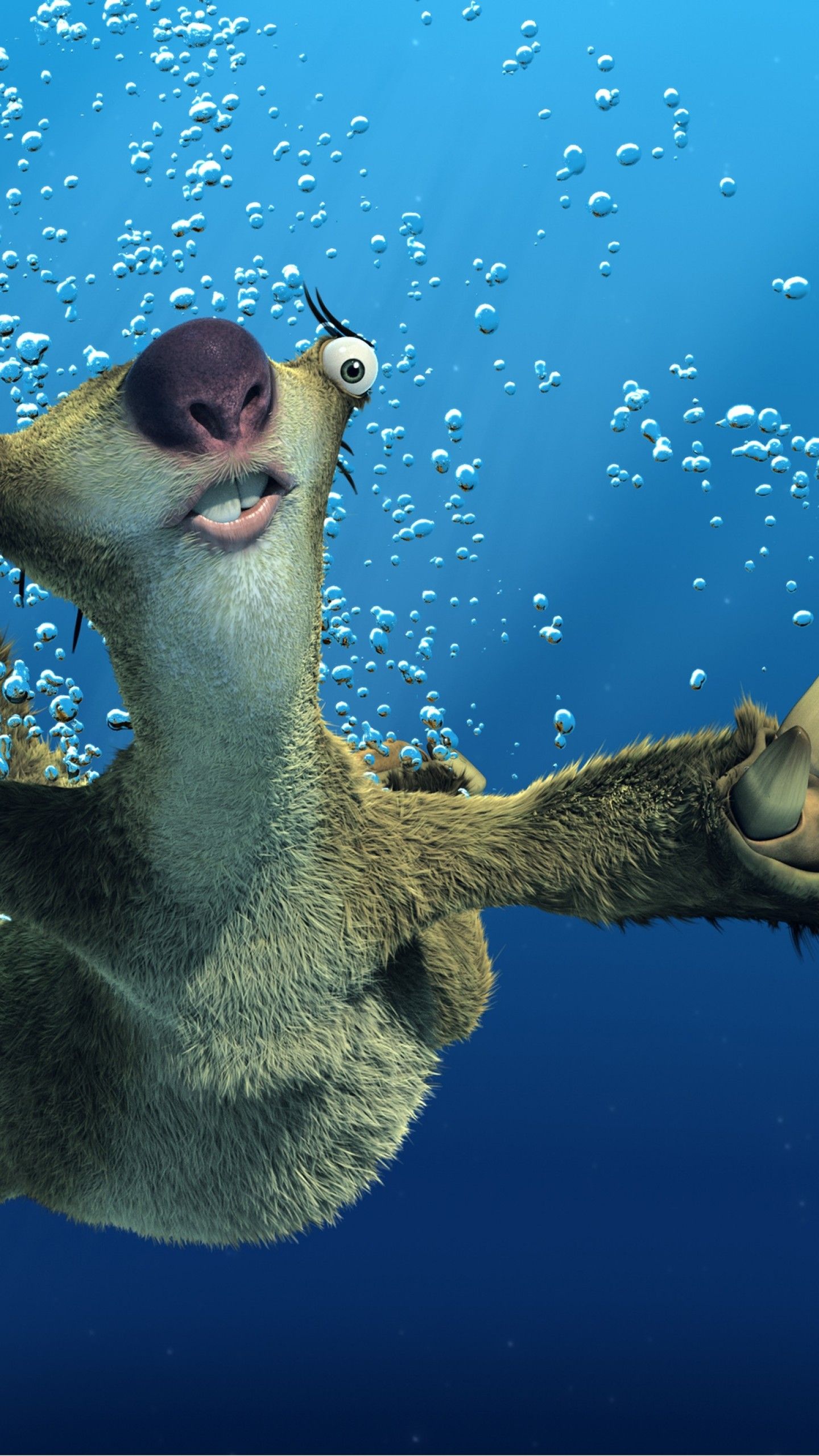 Wallpaper Ice Age :The Great Egg, SID, diving, best animations