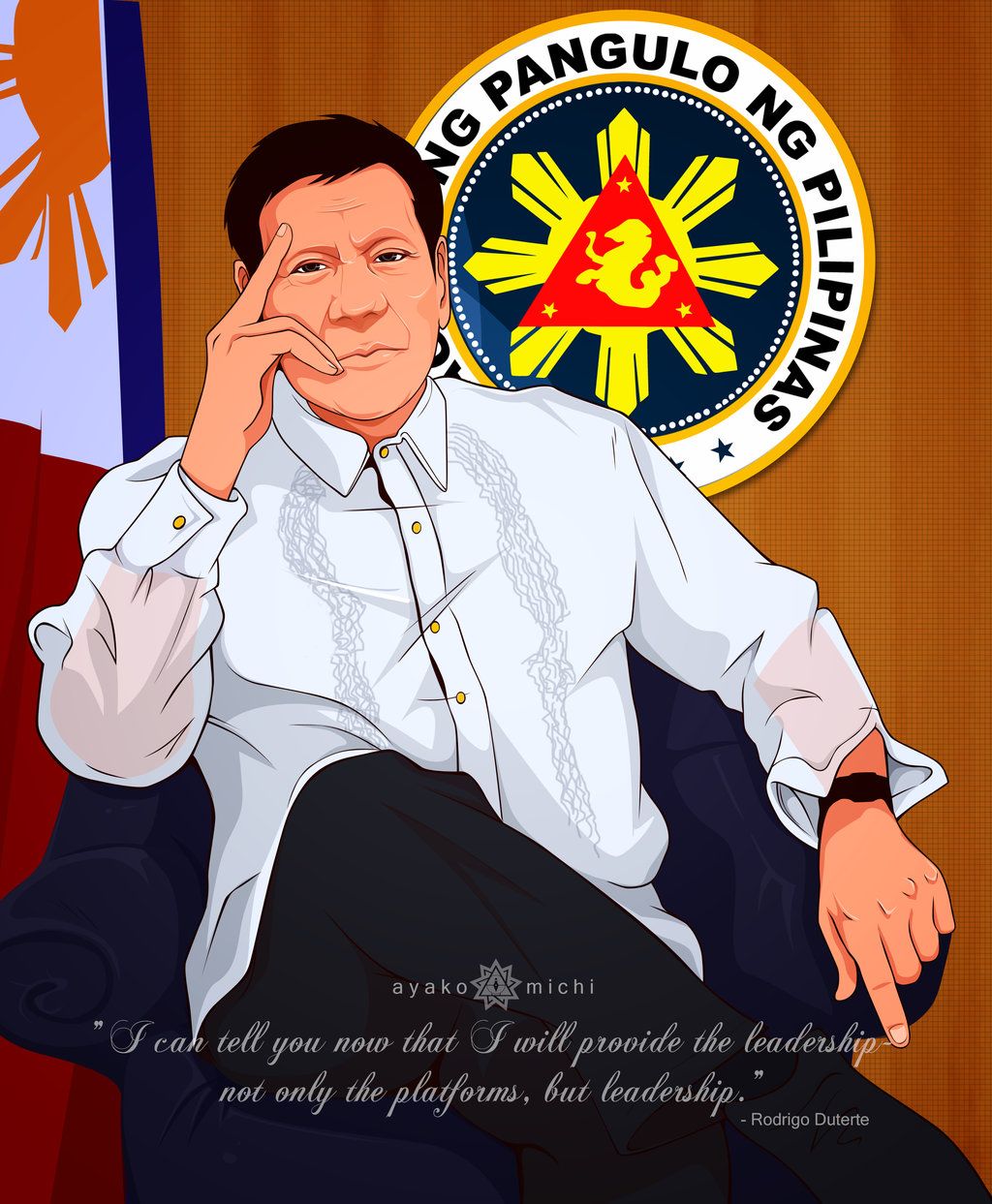 President Rodrigo Duterte Anime